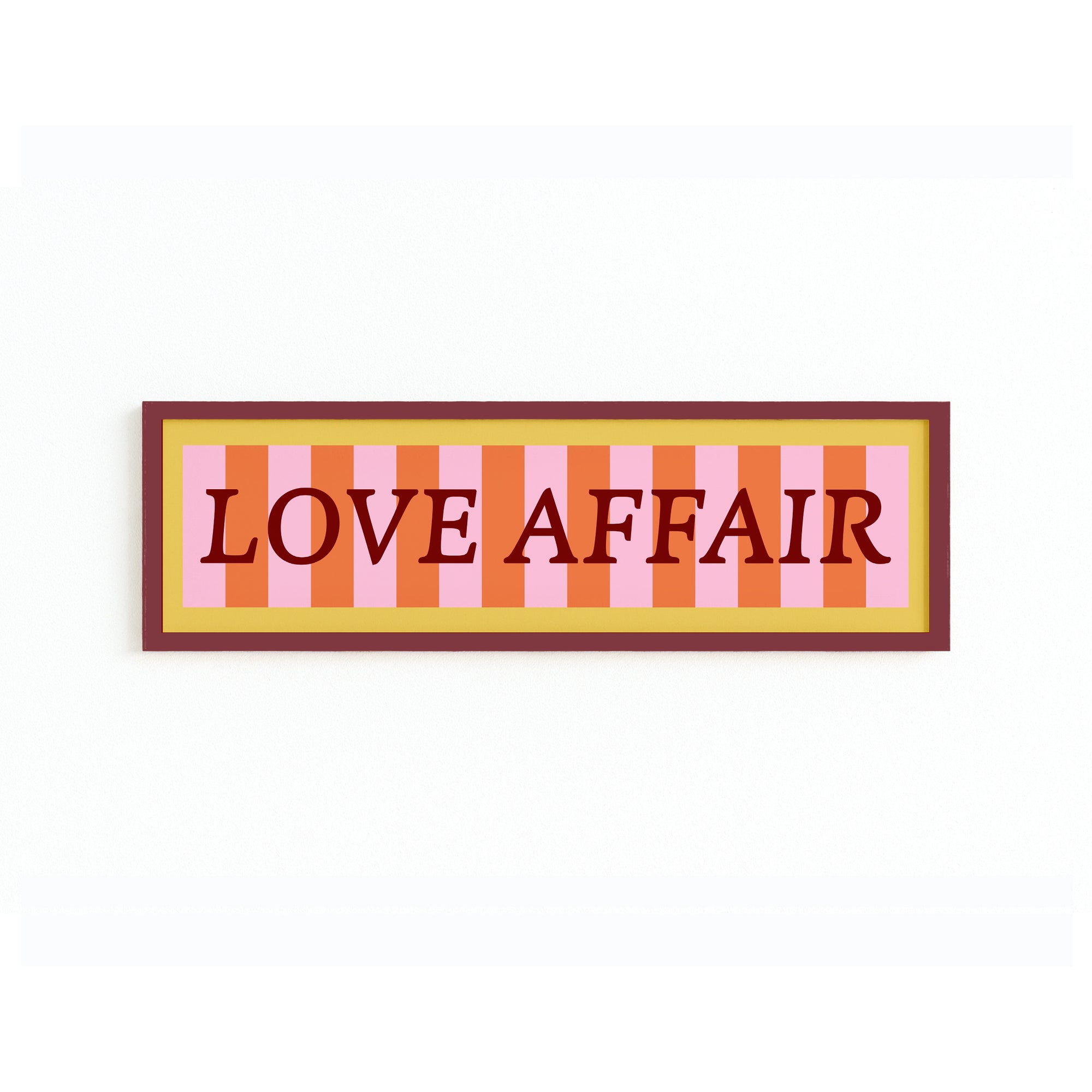 Love Affair Panoramic Framed Print