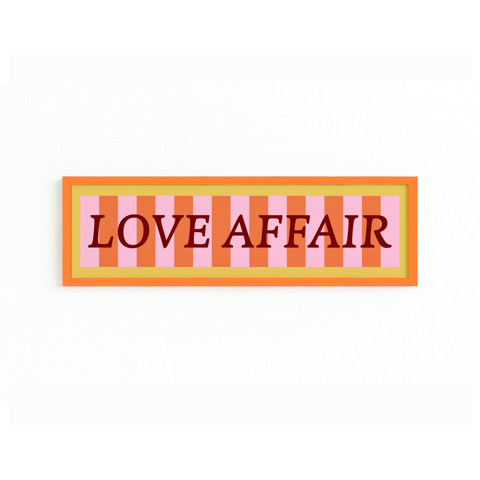 Love Affair Panoramic Framed Print
