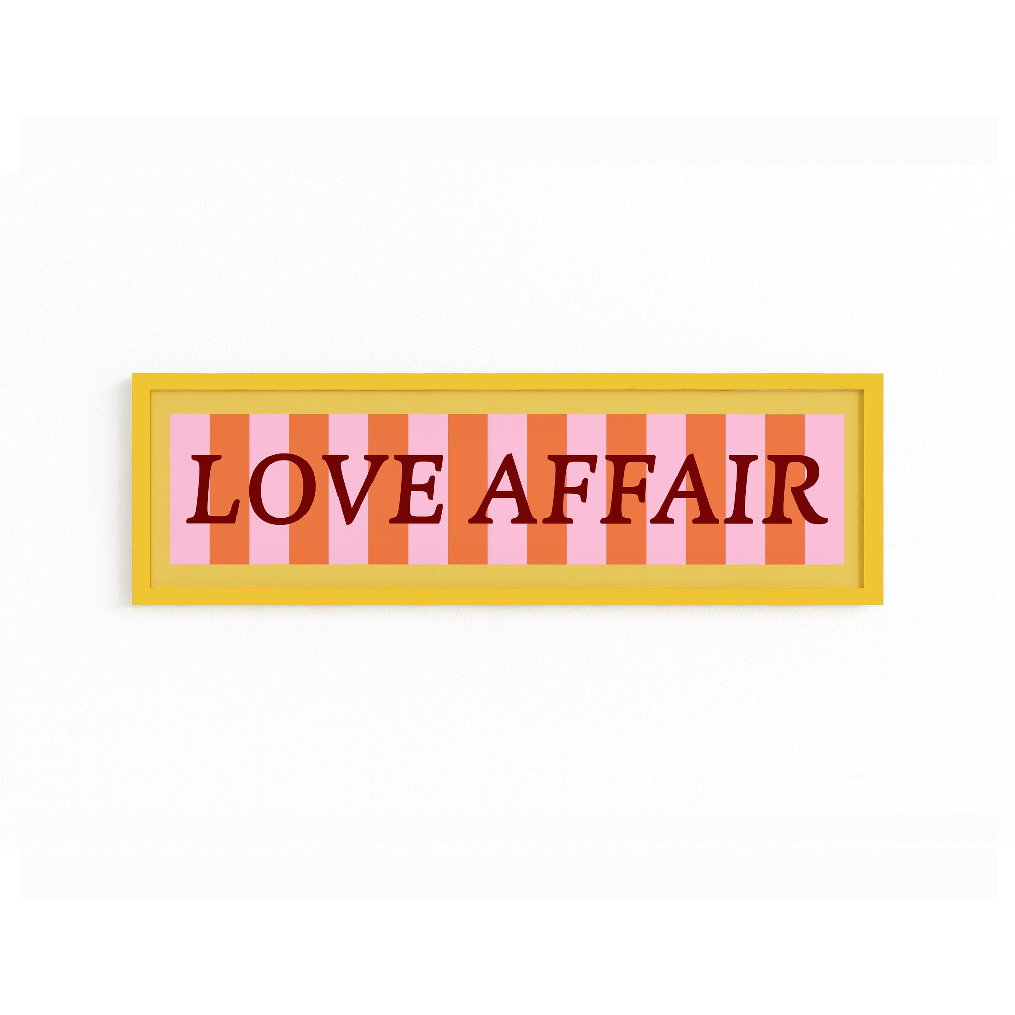 Love Affair Panoramic Framed Print