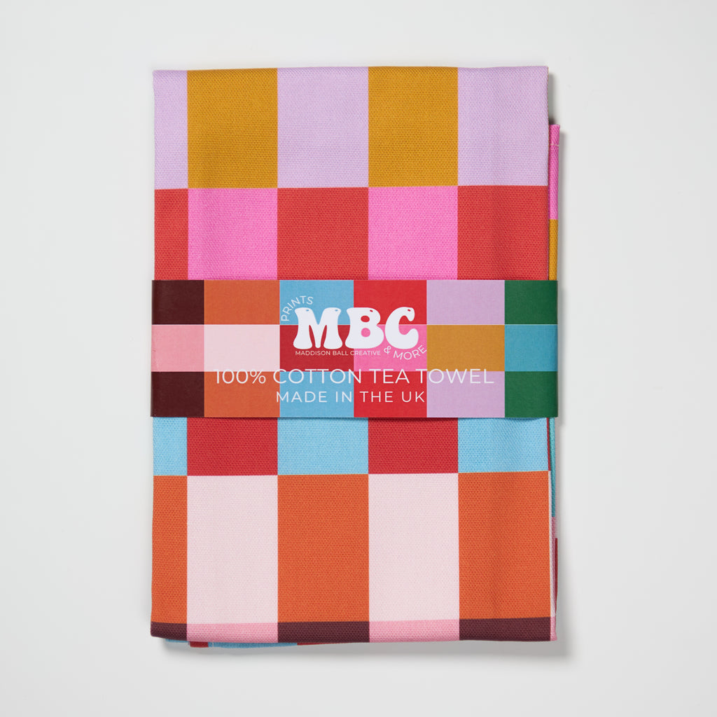 Checkered Tea Towel