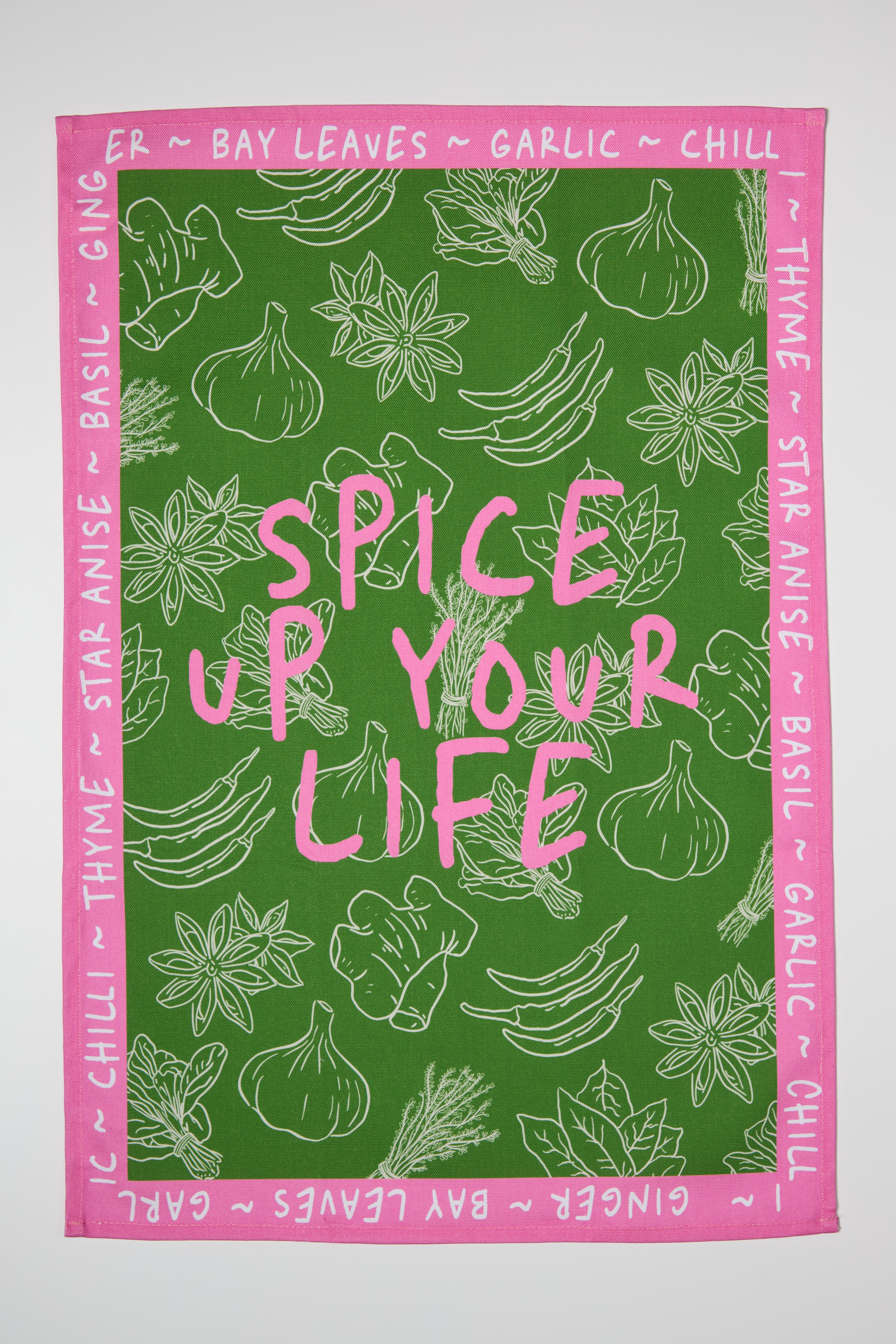 Spice Up Your Life Tea Towel