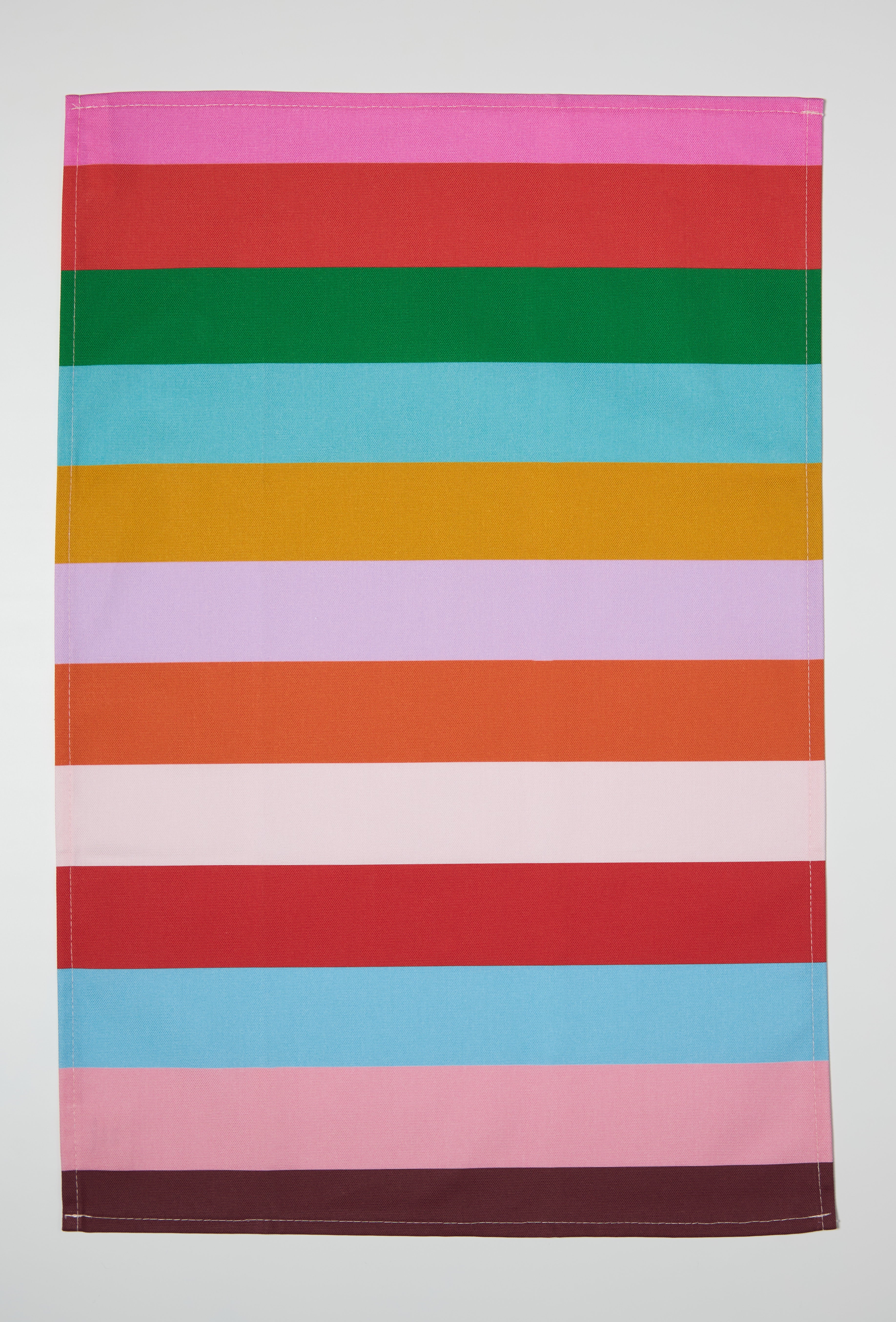 Christmas Stripe Tea Towel