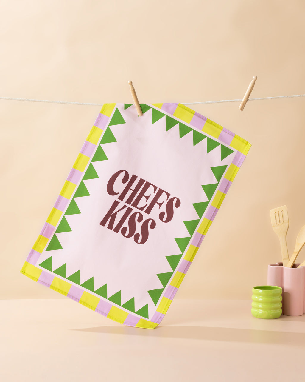 Chef's Kiss Tea Towel