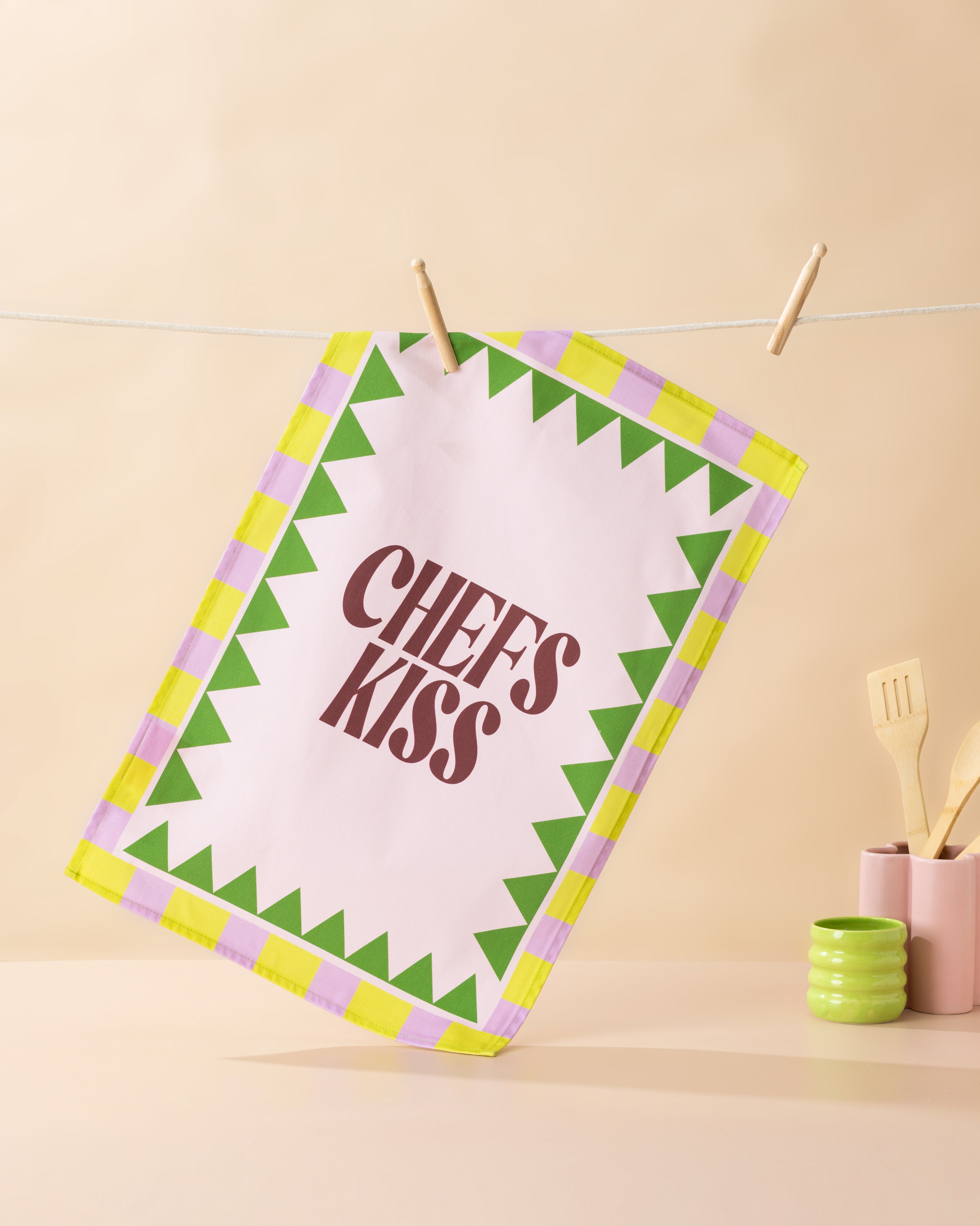 Chef's Kiss Tea Towel