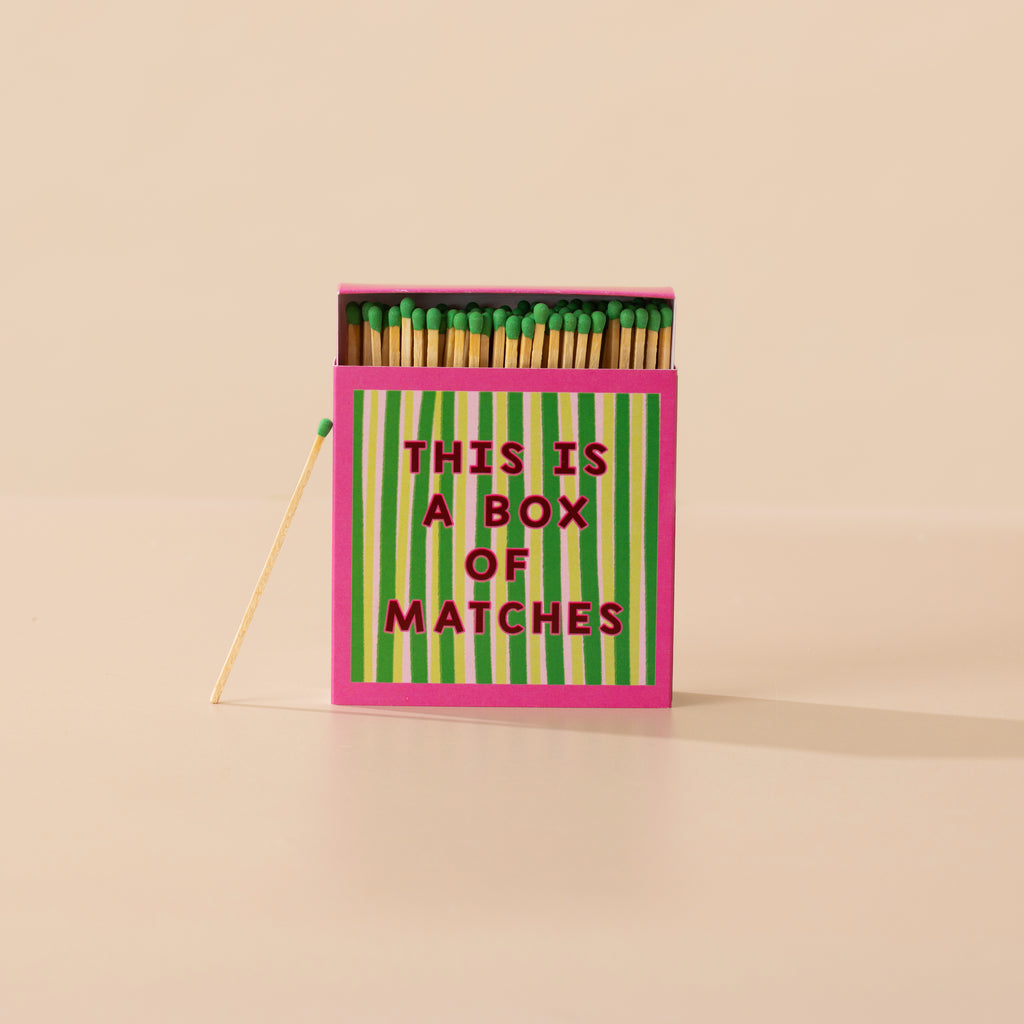 This is a Box of Matches Matches