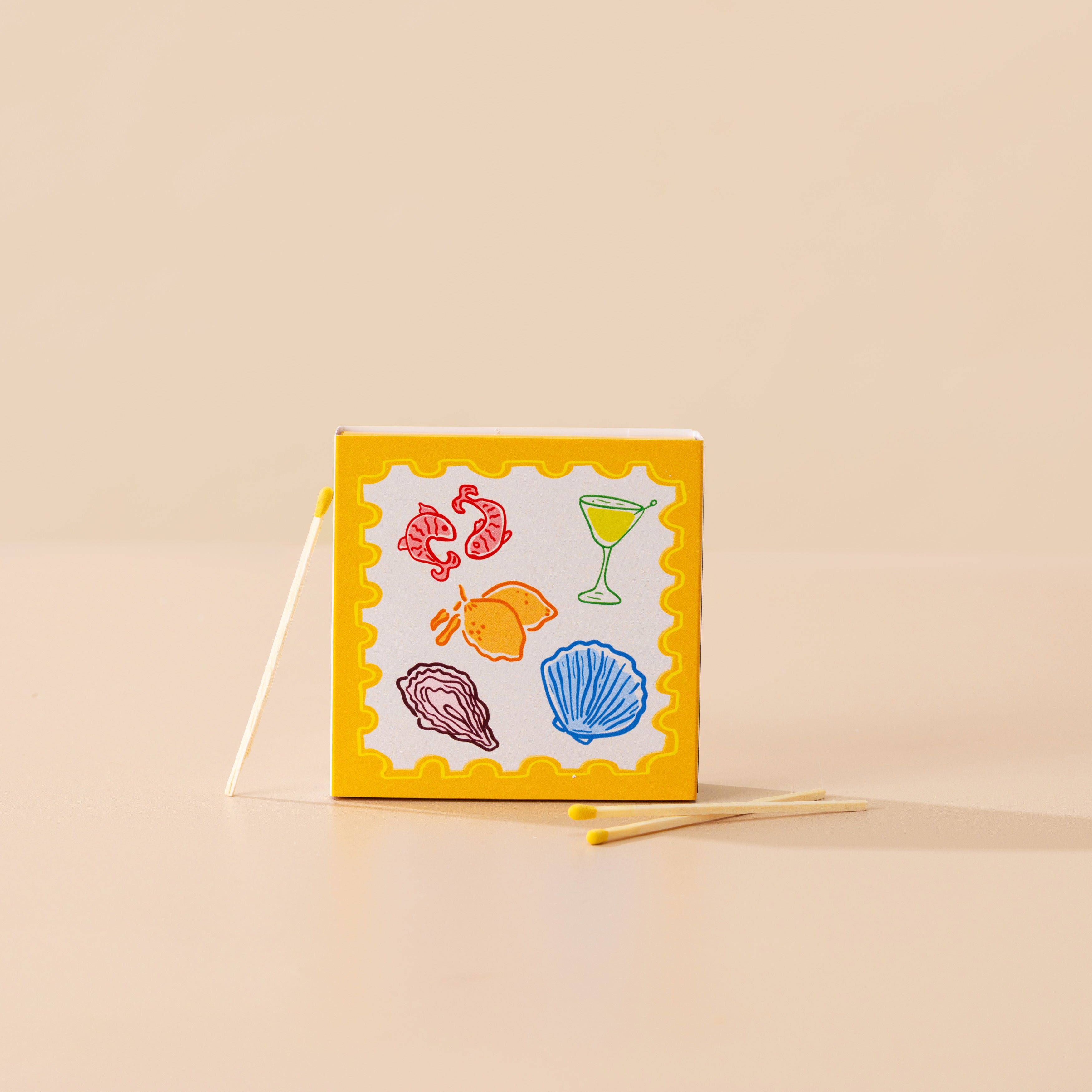 Yellow Postcard Matches