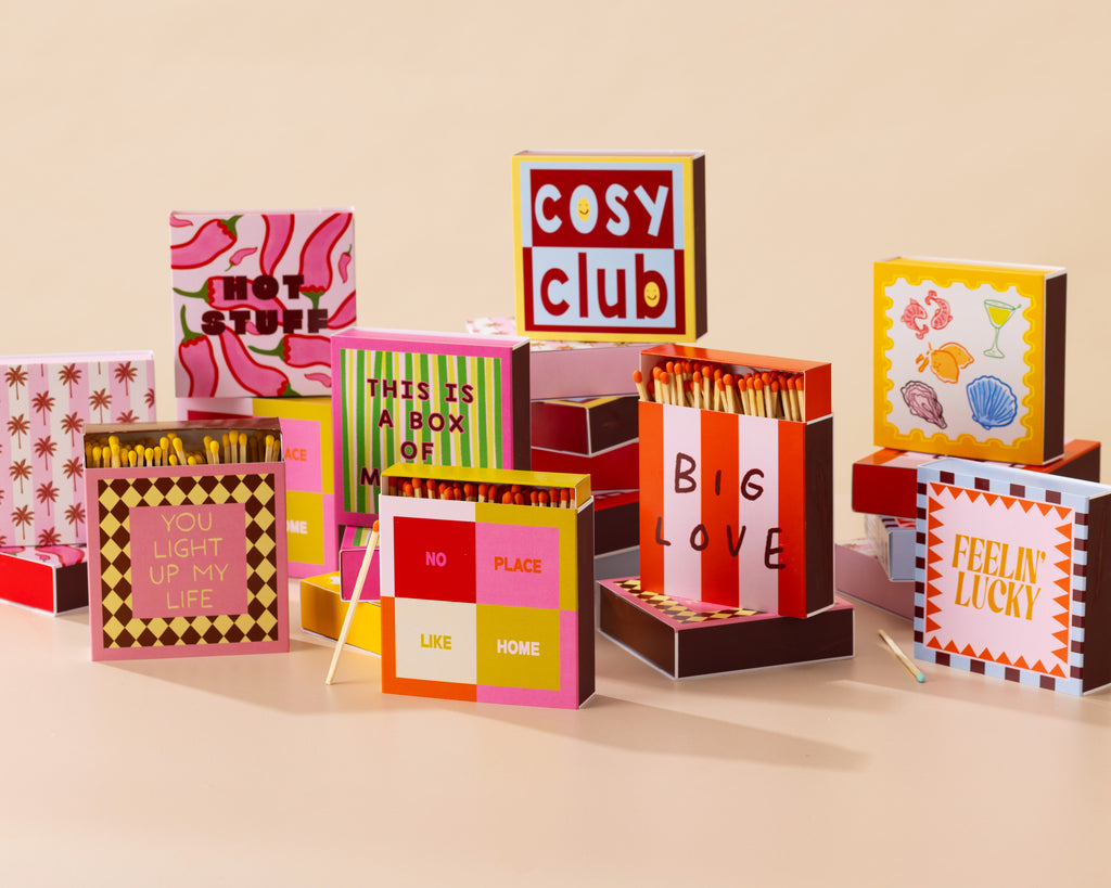 Yellow Postcard Matches