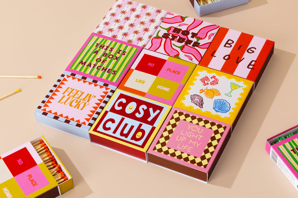 Yellow Postcard Matches