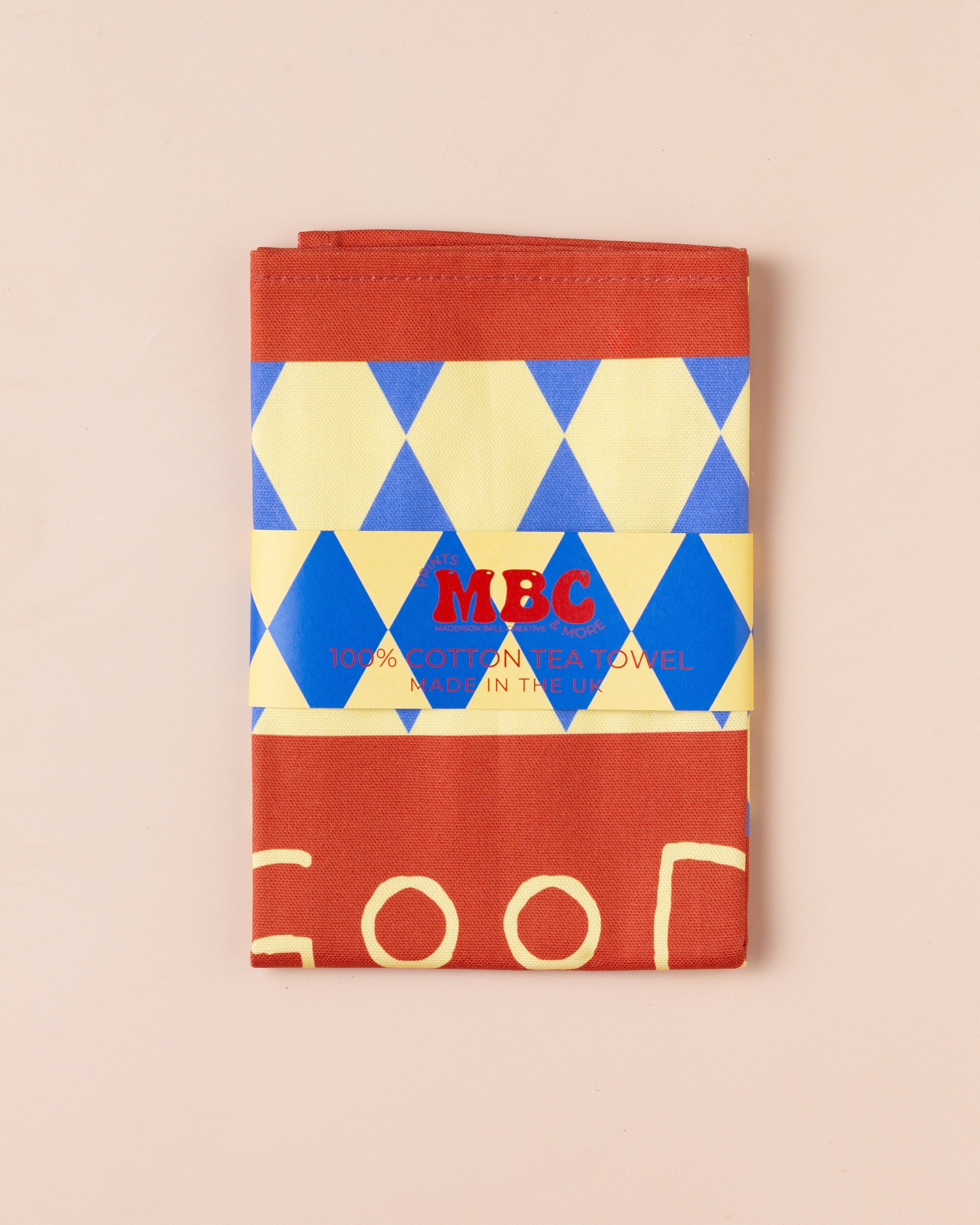 Good Food Good Mood Tea Towel