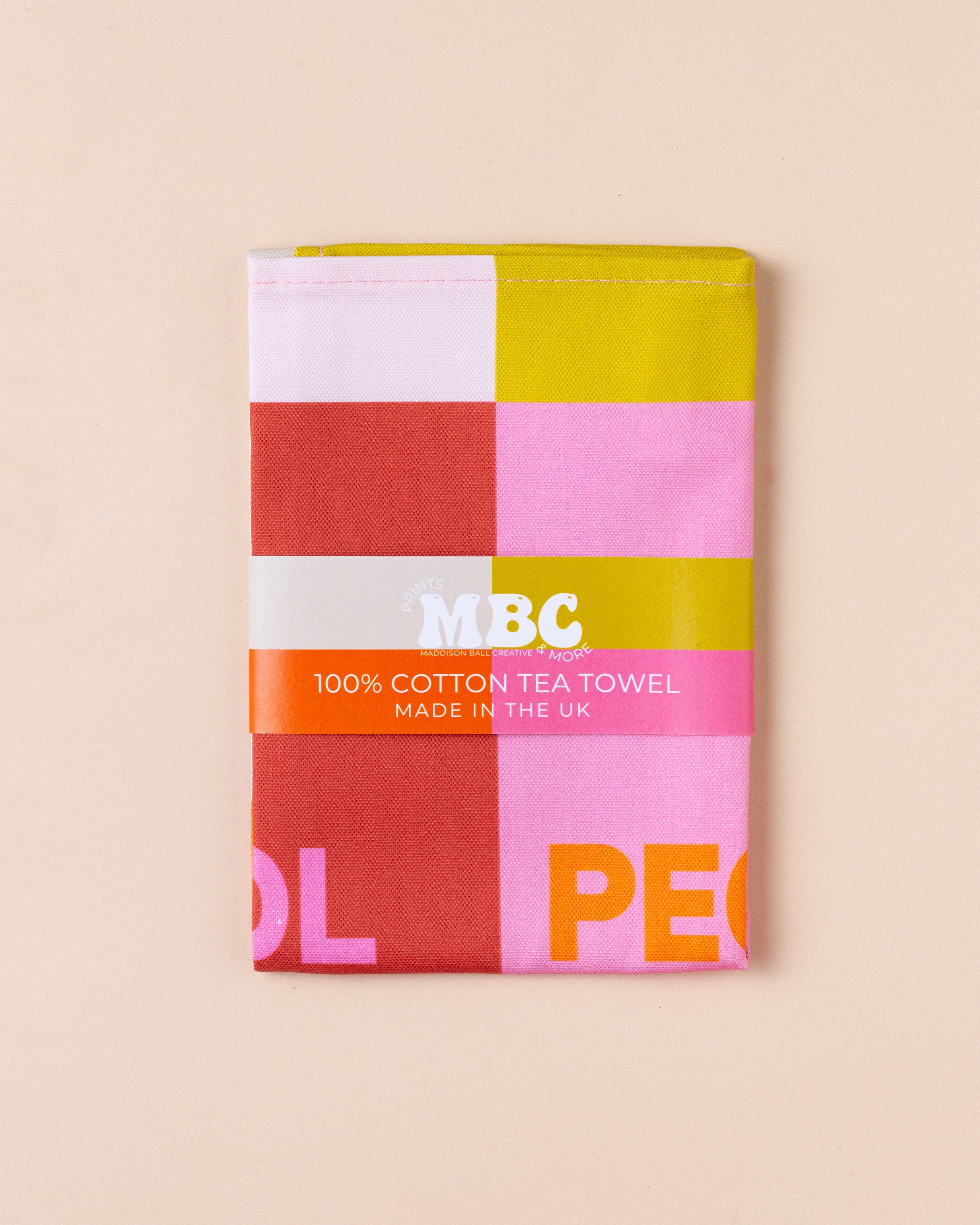 Cool People Live Here Tea Towel
