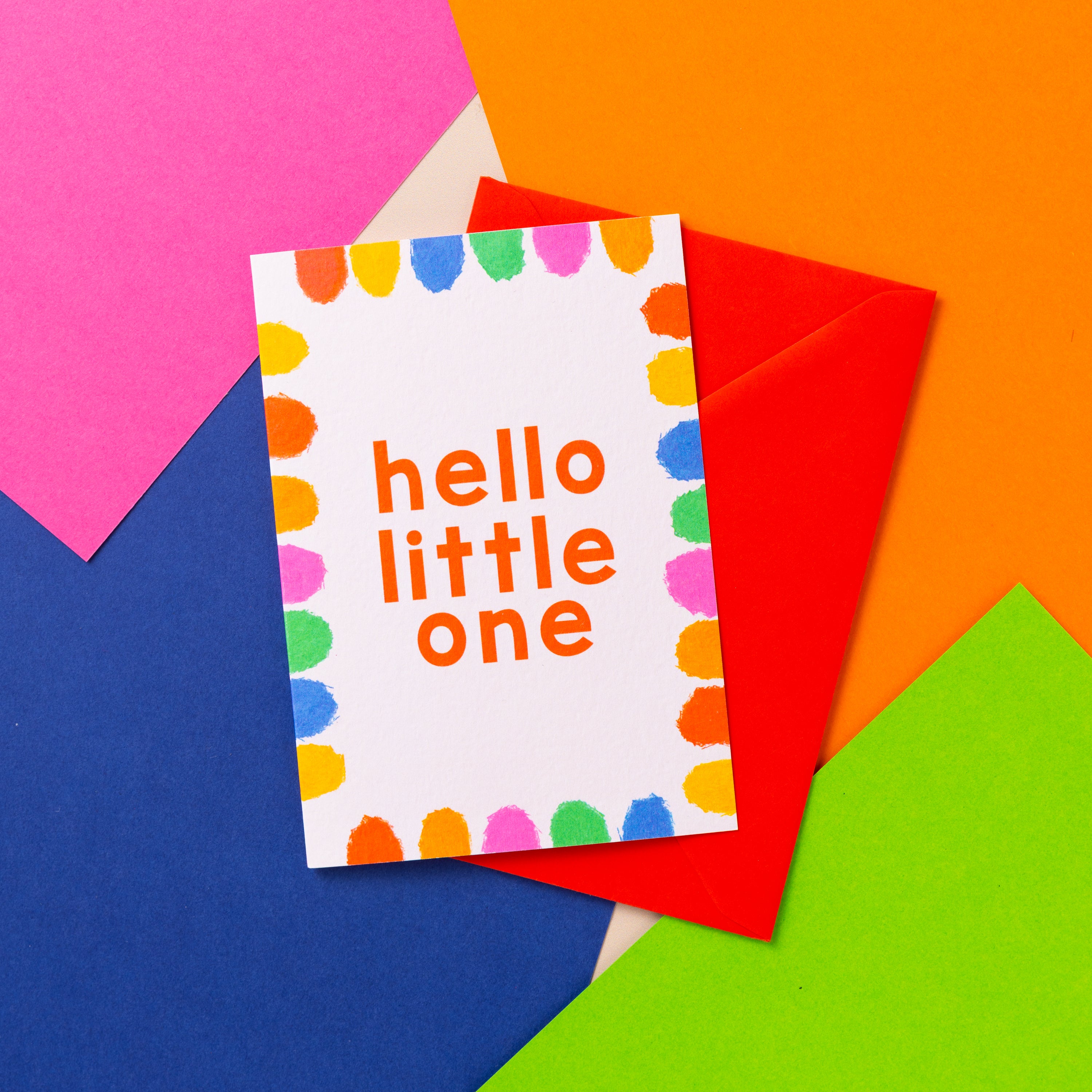 A6 Hello Little One Card