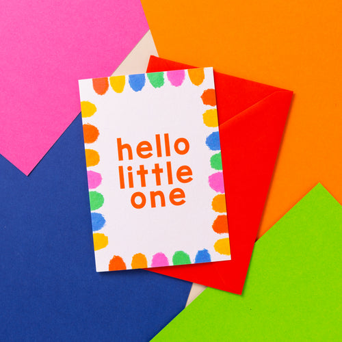 A6 Hello Little One Card