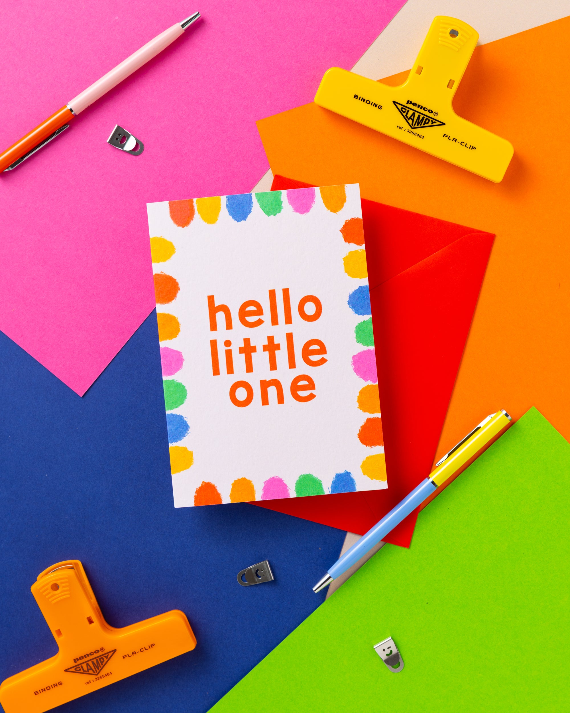 A6 Hello Little One Card
