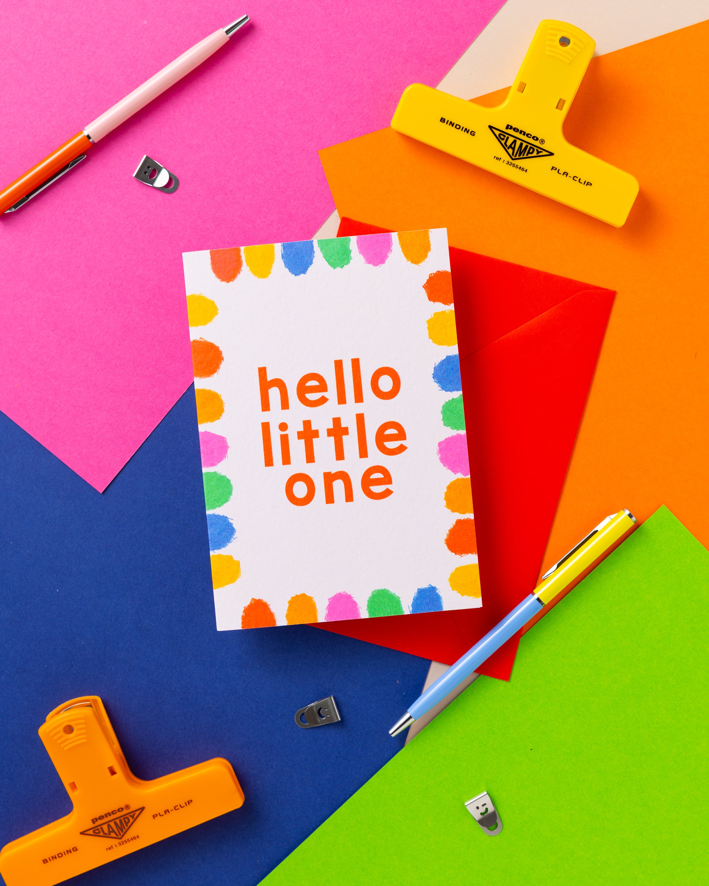 A6 Hello Little One Card