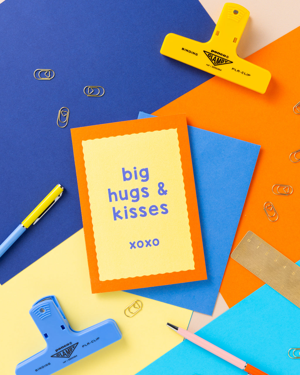 A6 Big Hugs & Kisses Card