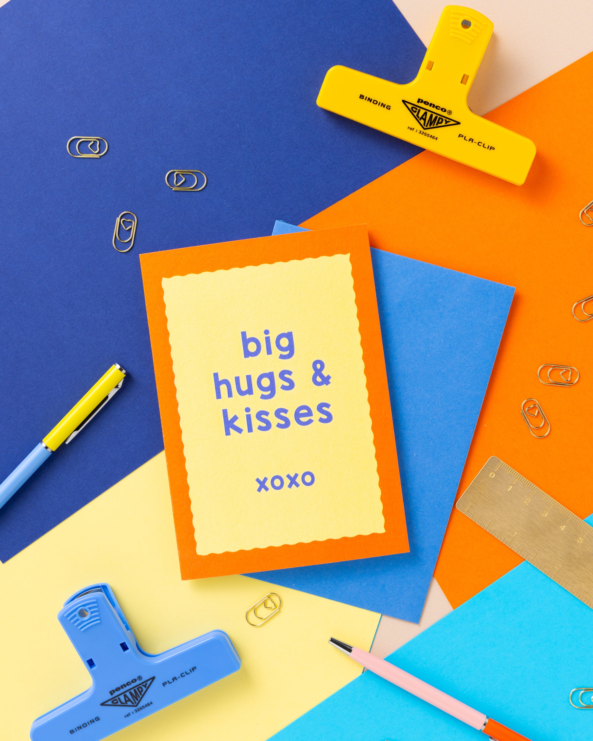 A6 Big Hugs & Kisses Card