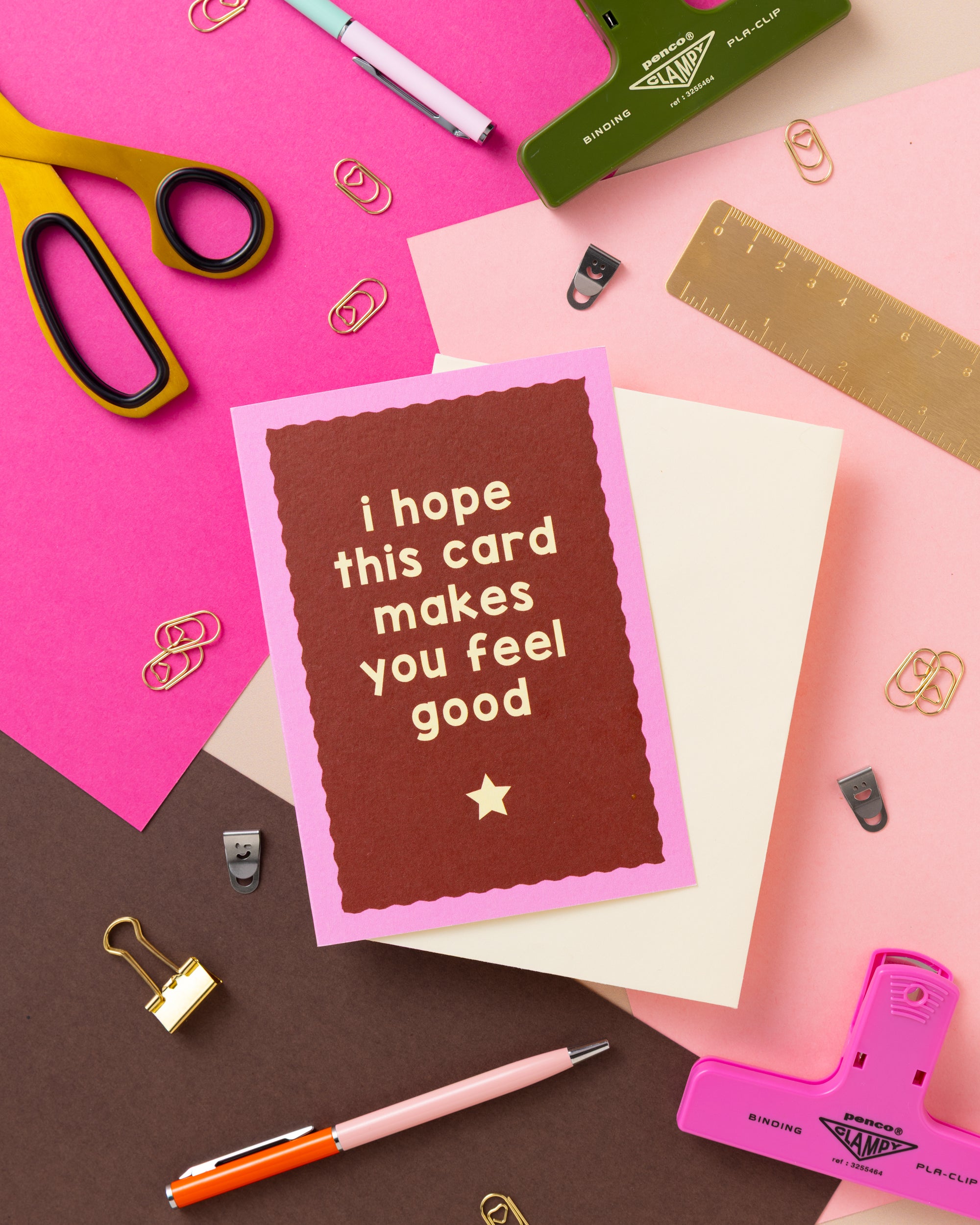 A6 I Hope This Card Makes You Feel Good Card