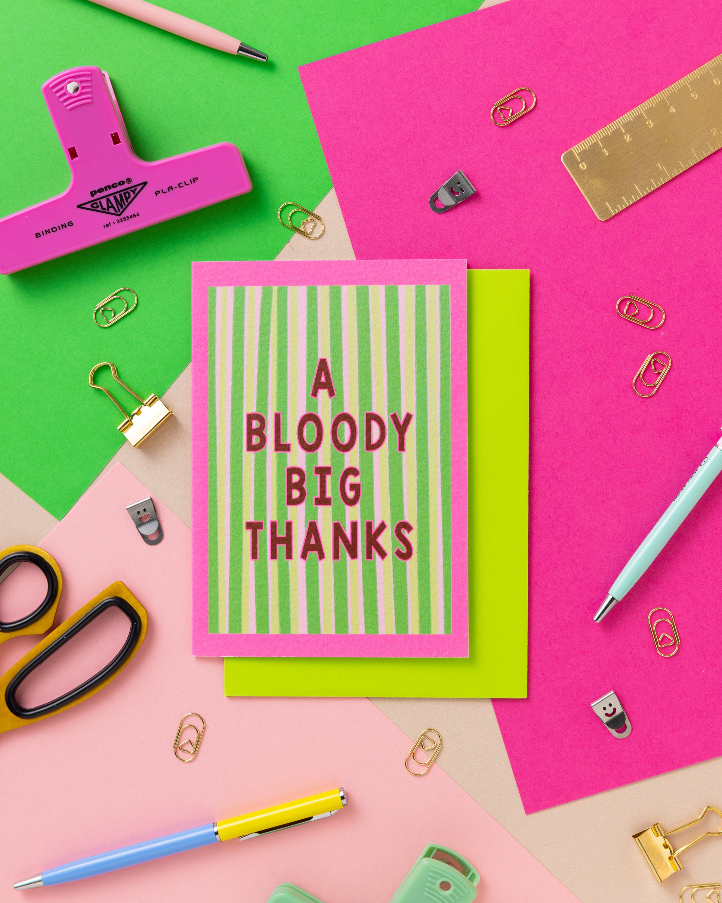 A6 A Big Bloody Thanks Card