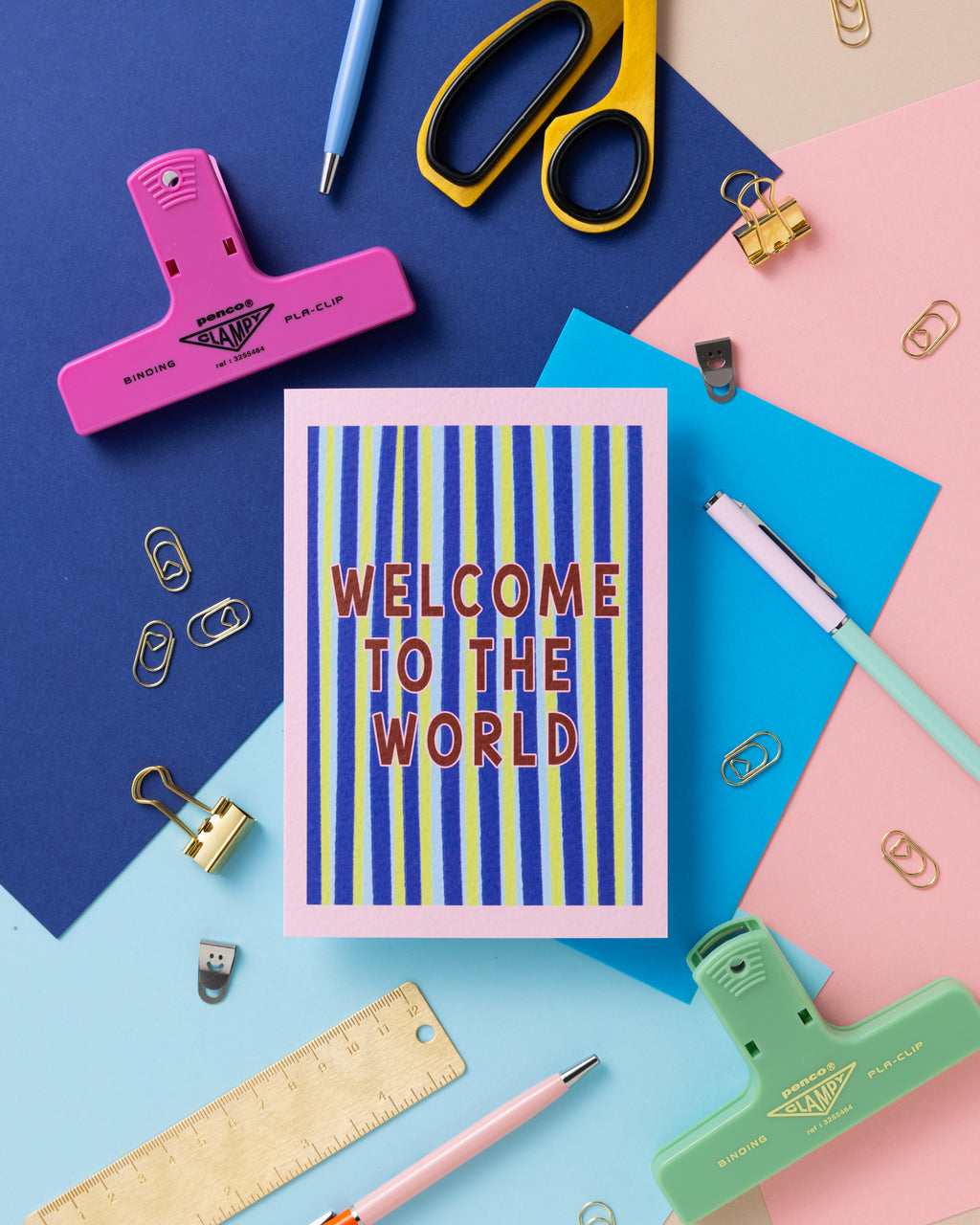 A6 Welcome To The World Card