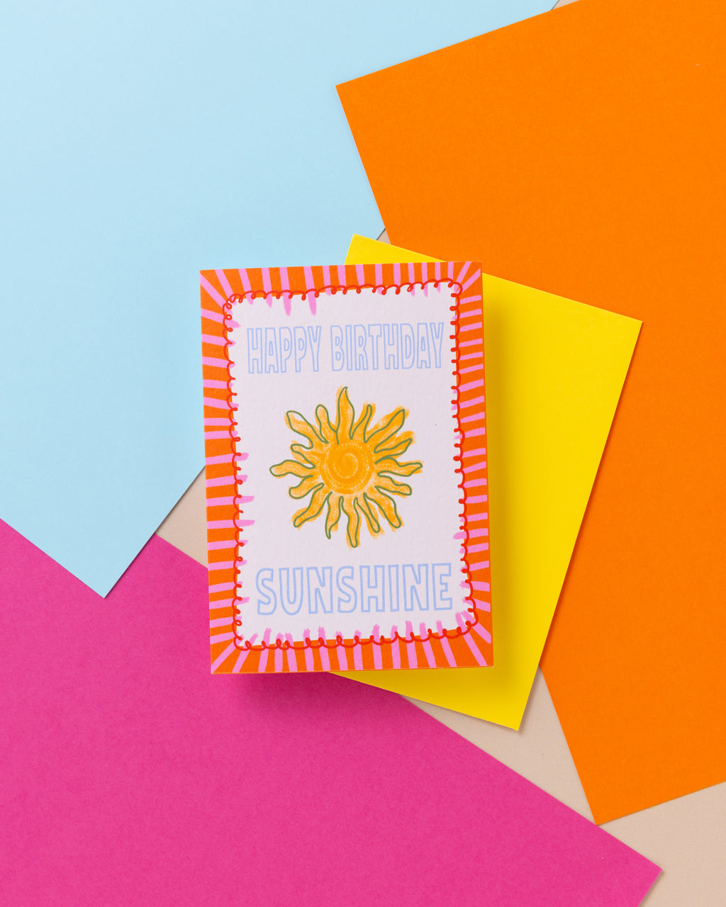 A6 Happy Birthday Sunshine Card