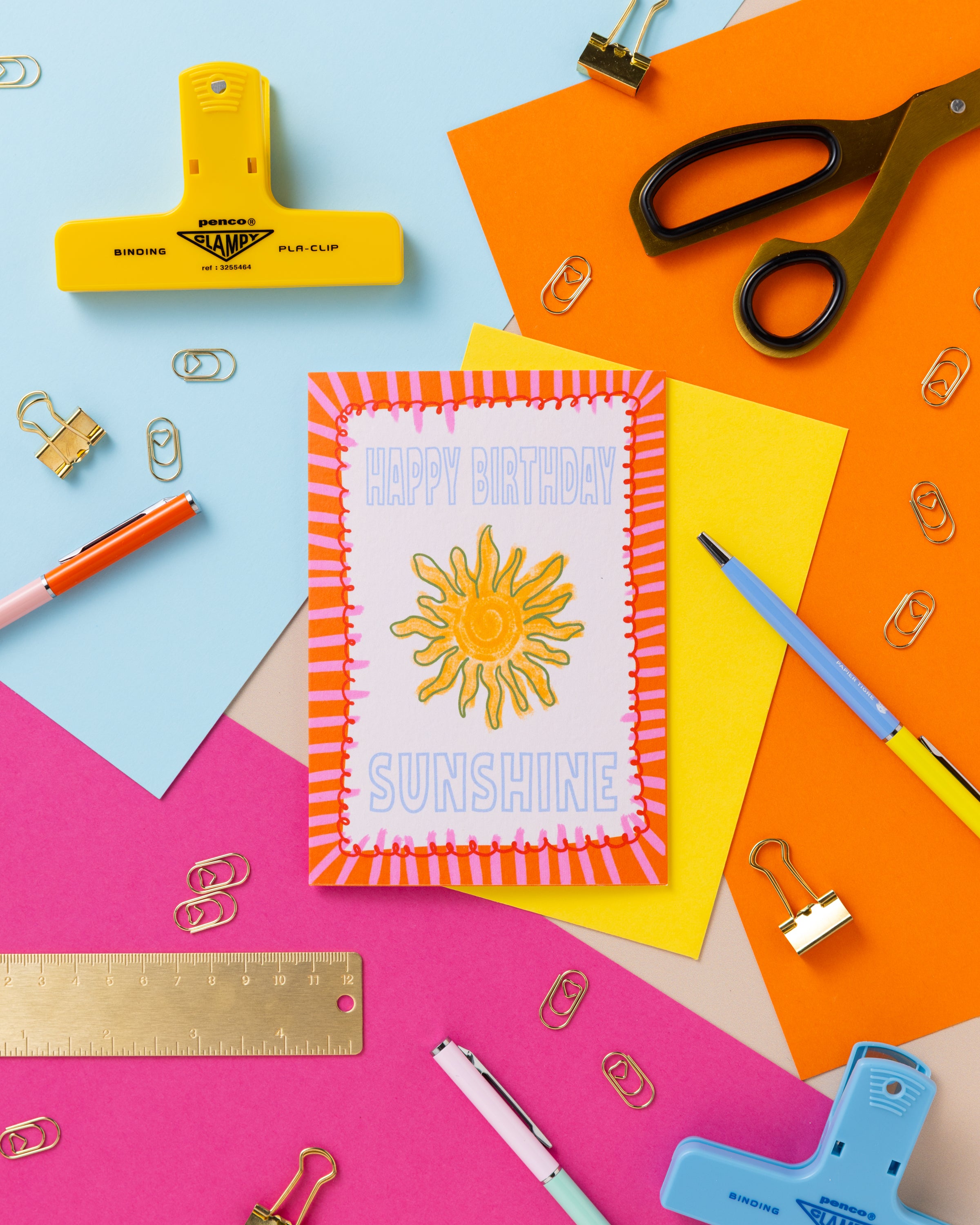 A6 Happy Birthday Sunshine Card