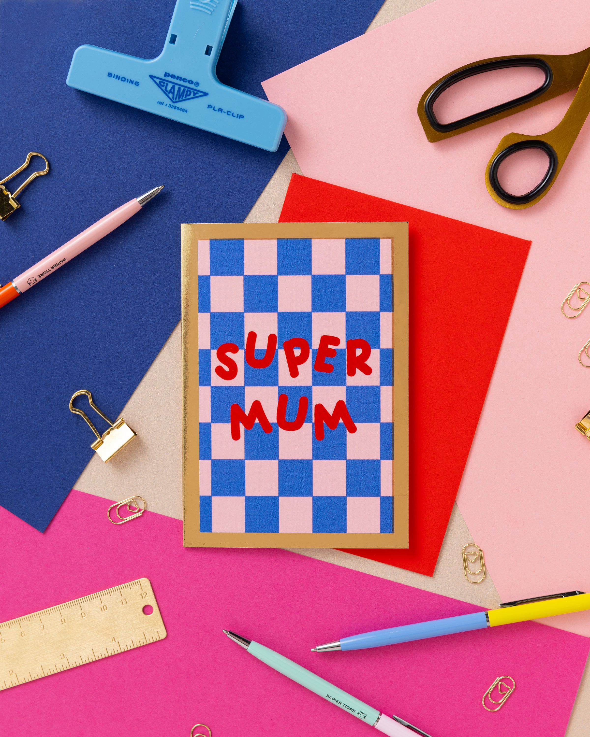 A6 Super Mum Foil Card
