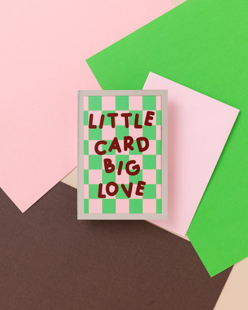 A6 Little Card Big Love Foil Card