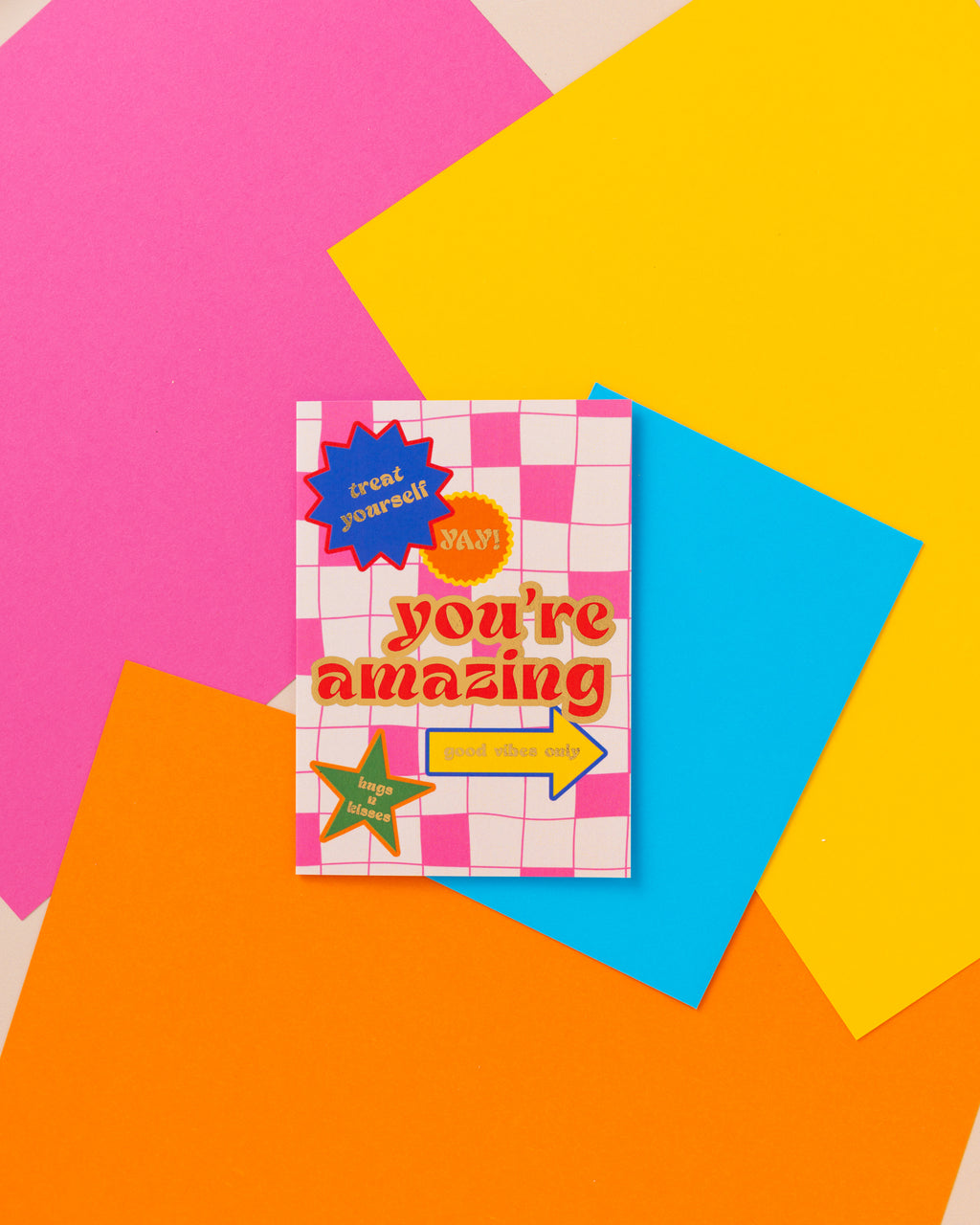 A6 You're Amazing Foil Card