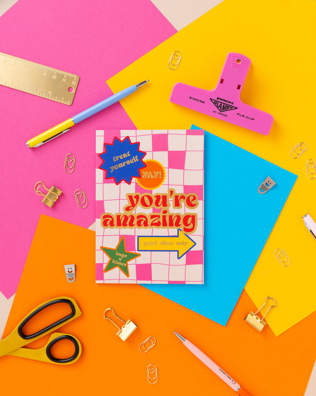 A6 You're Amazing Foil Card