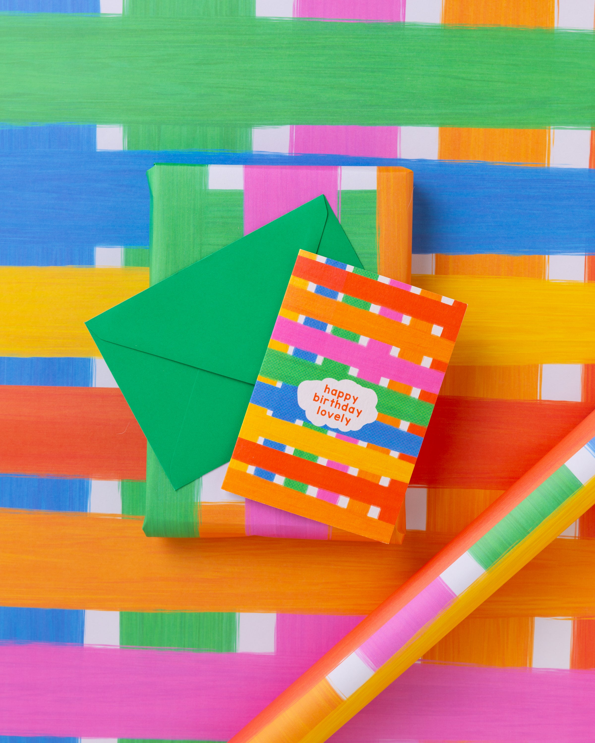 Rainbow Stripe Gift Wrap