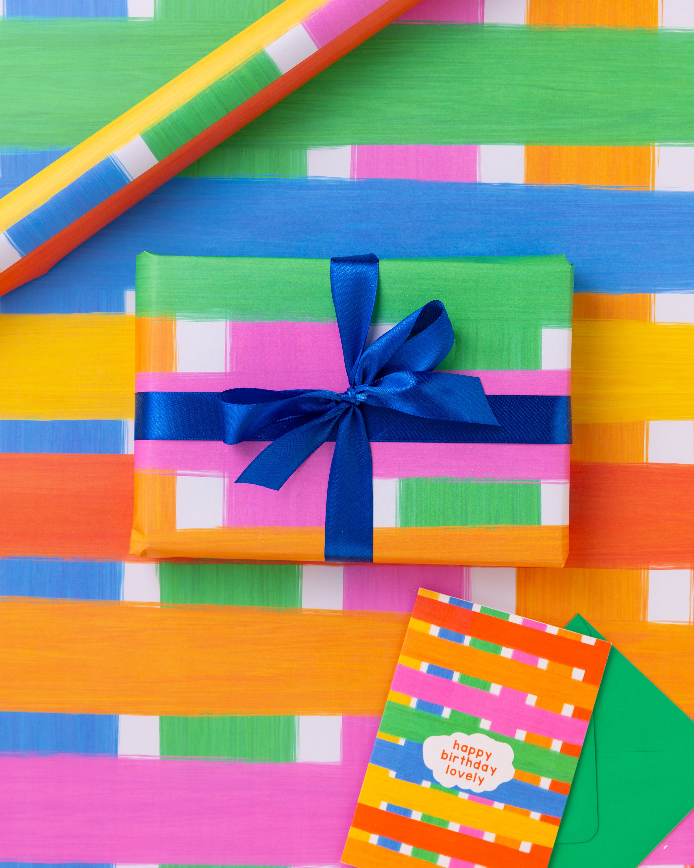 Rainbow Stripe Gift Wrap