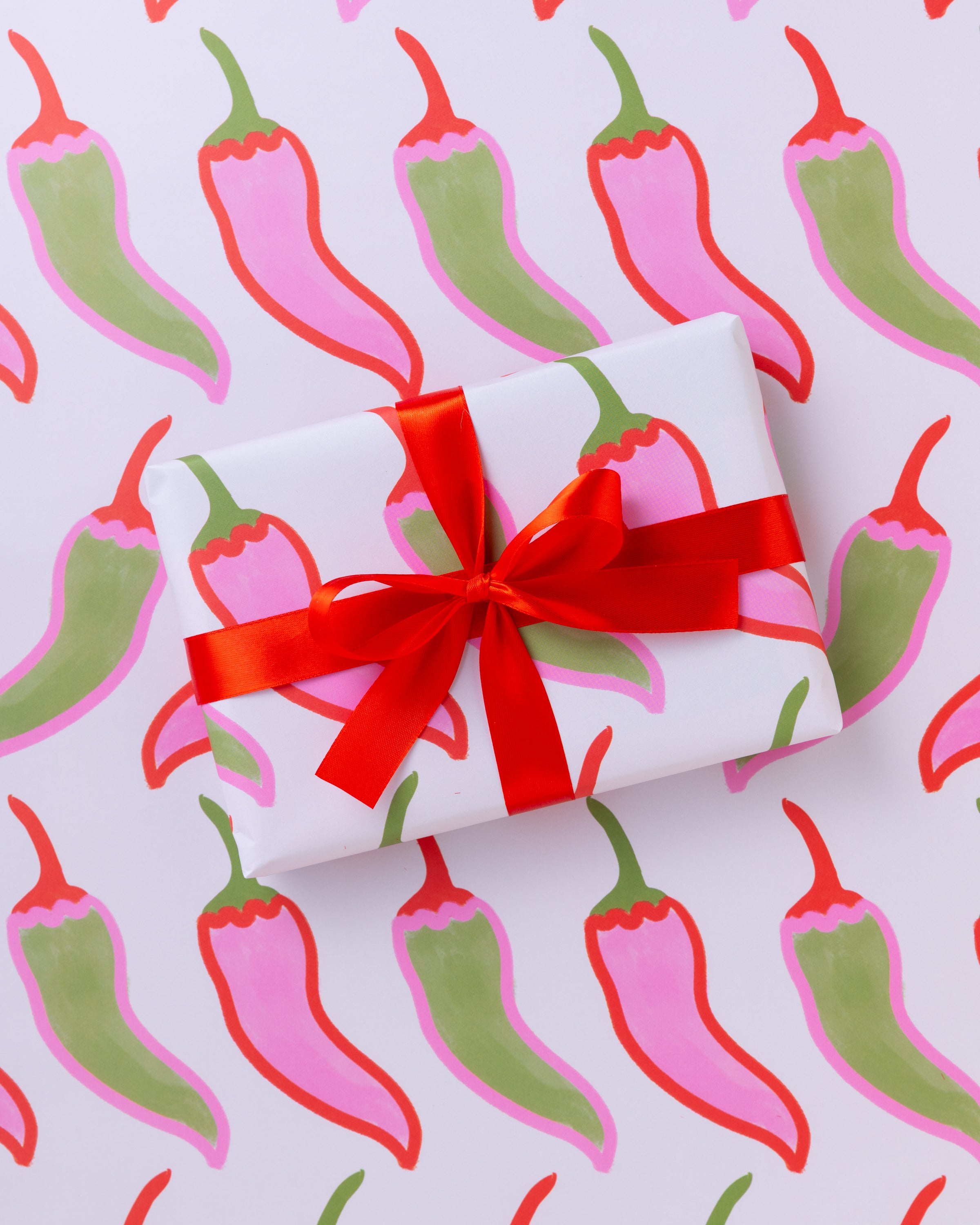 Chilli Pattern Gift Wrap