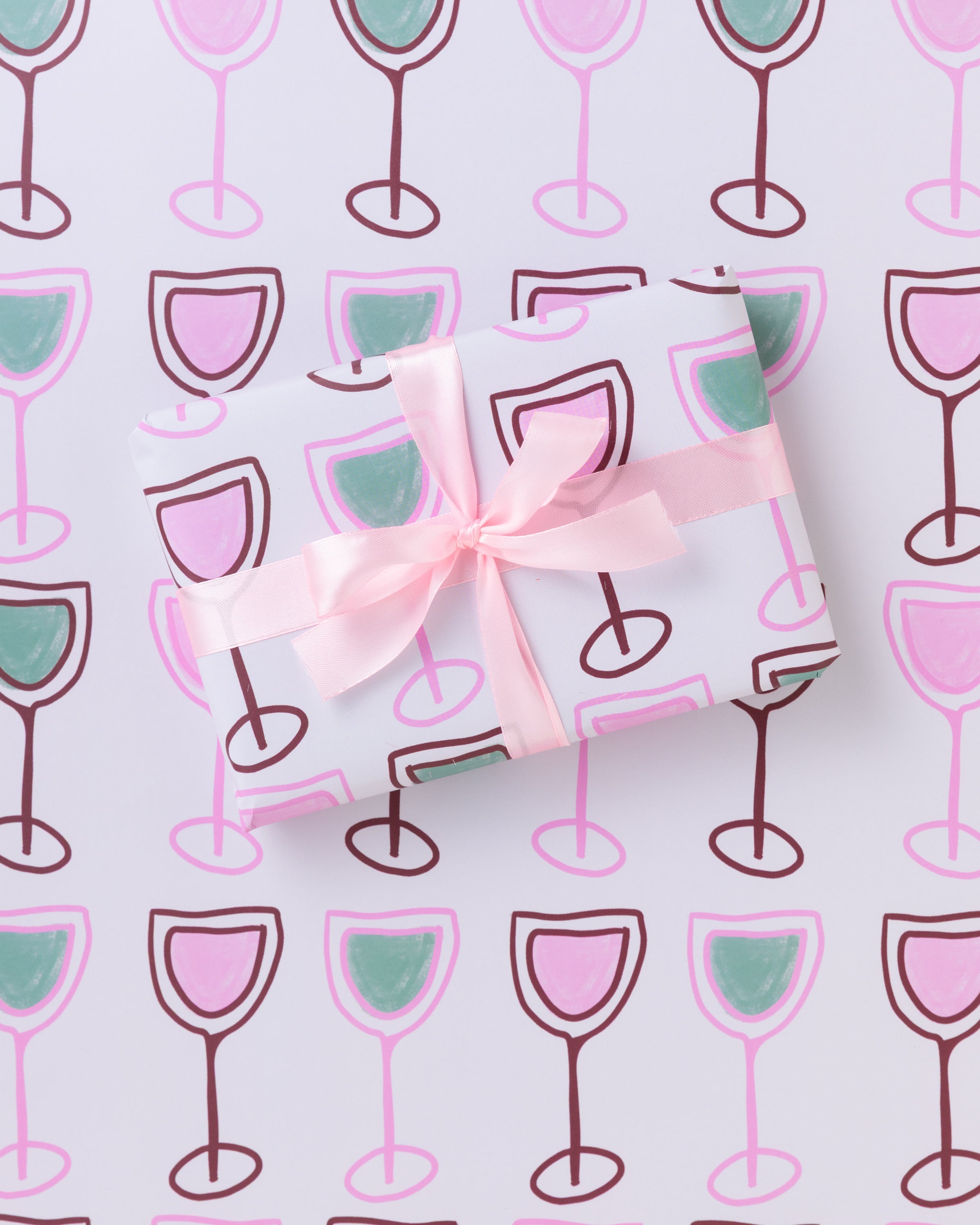Wine Pattern Gift Wrap
