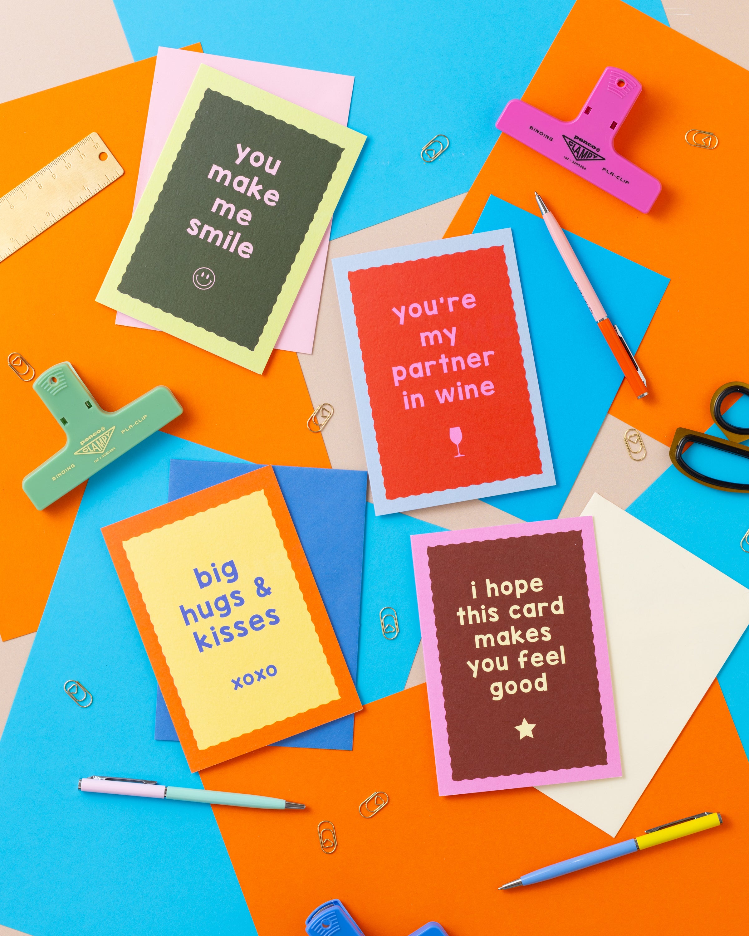 A6 You're My Partner In Wine Card