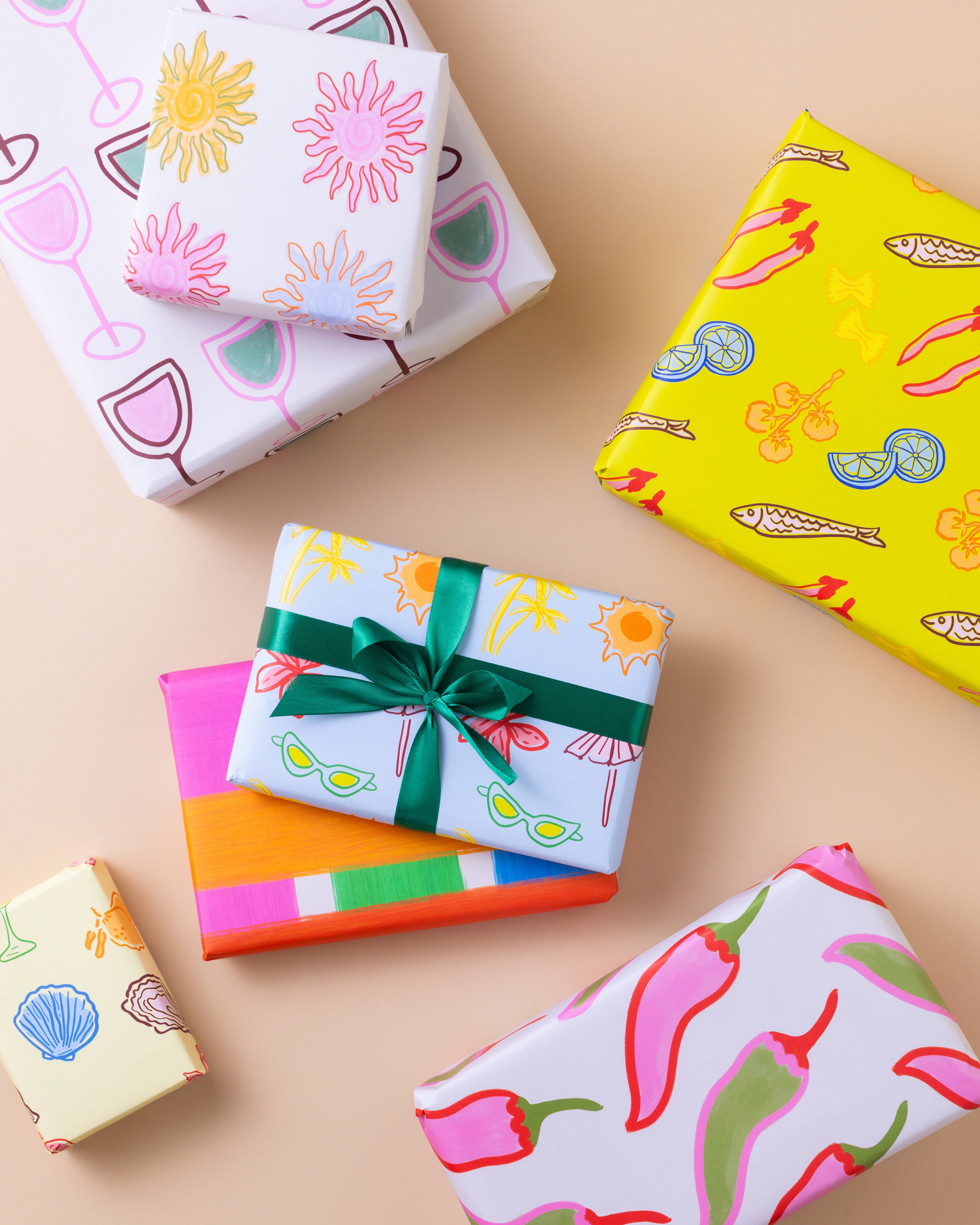 Wine Pattern Gift Wrap