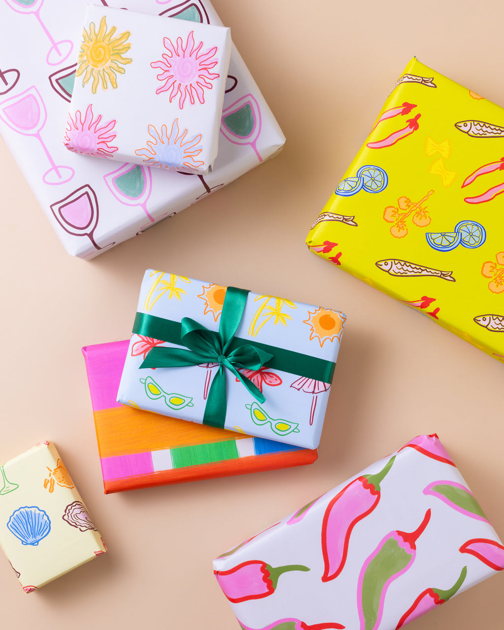 Sunshine Pattern Gift Wrap