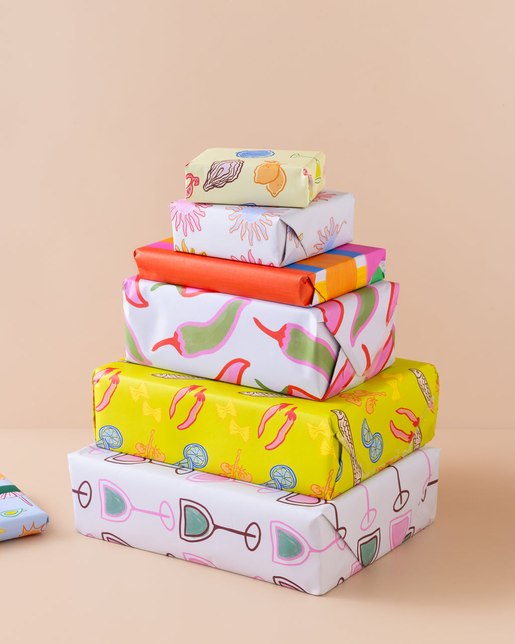 Chilli Pattern Gift Wrap