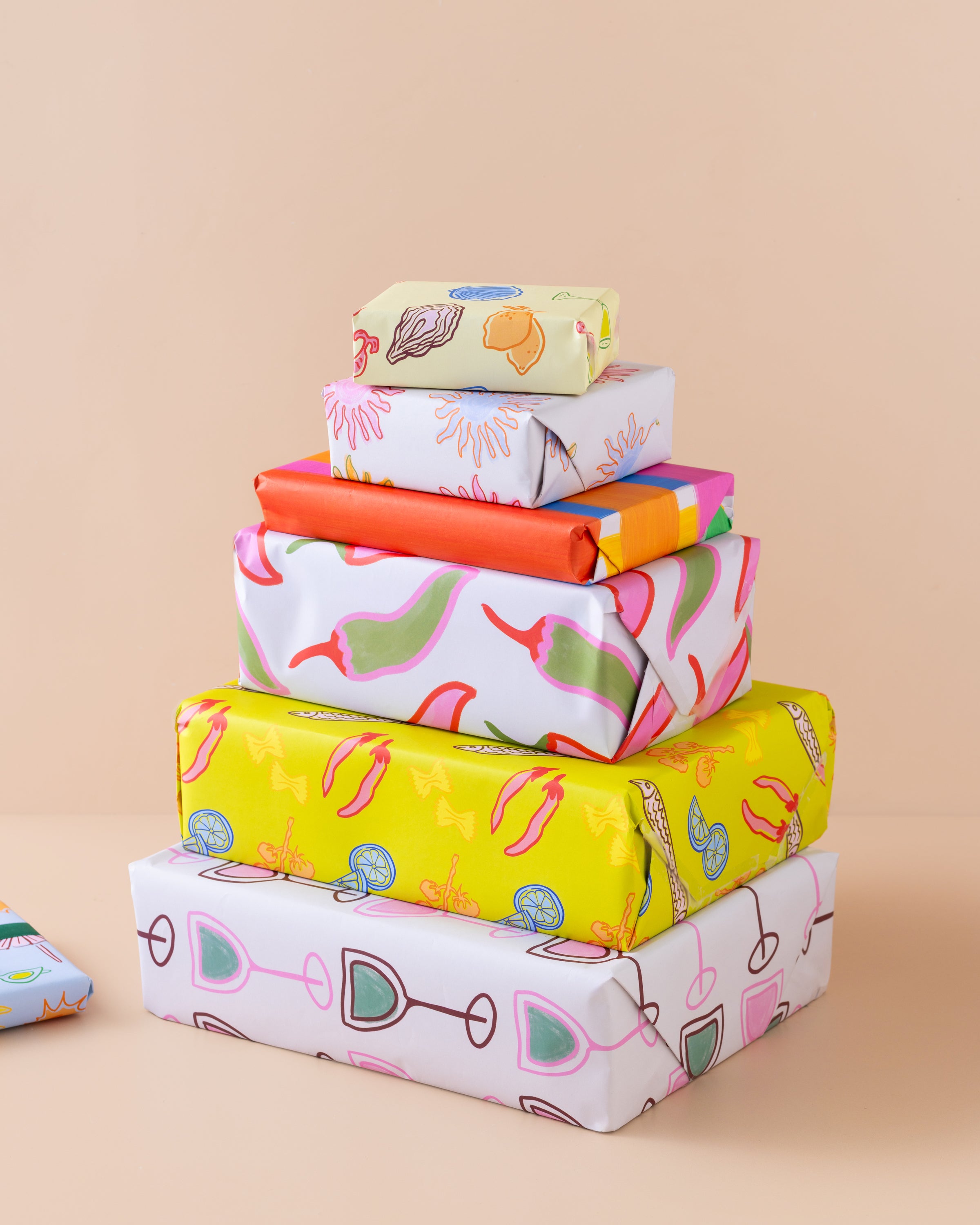 Wine Pattern Gift Wrap