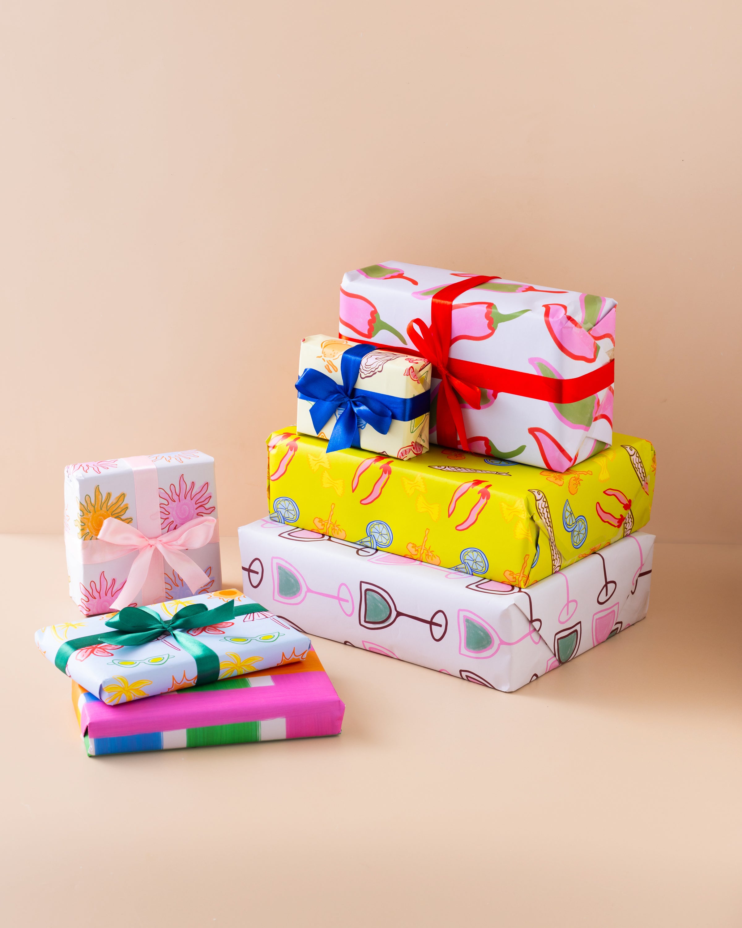 Rainbow Stripe Gift Wrap