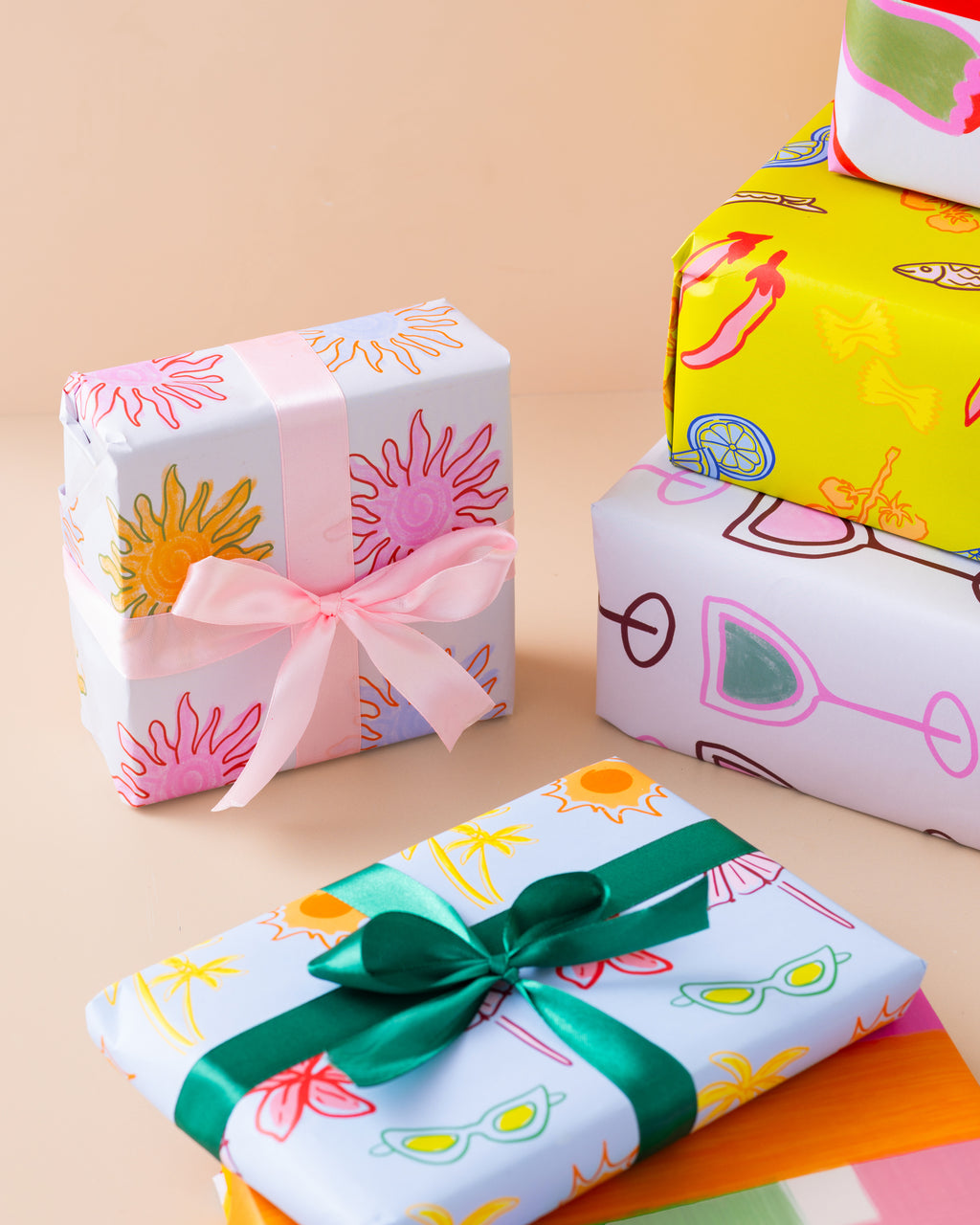 Sunshine Pattern Gift Wrap
