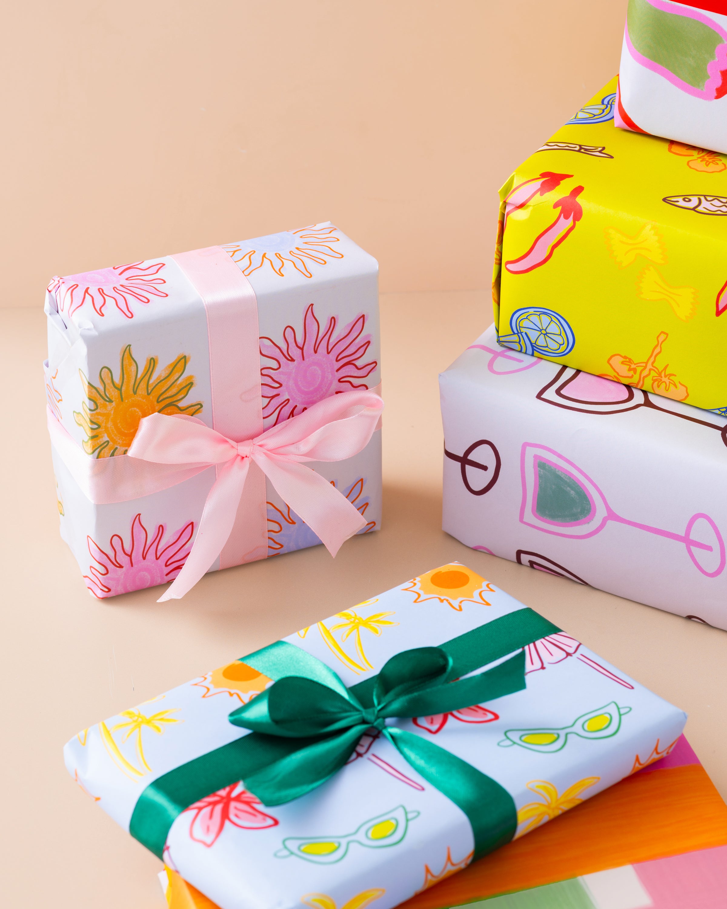 Sunshine Pattern Gift Wrap