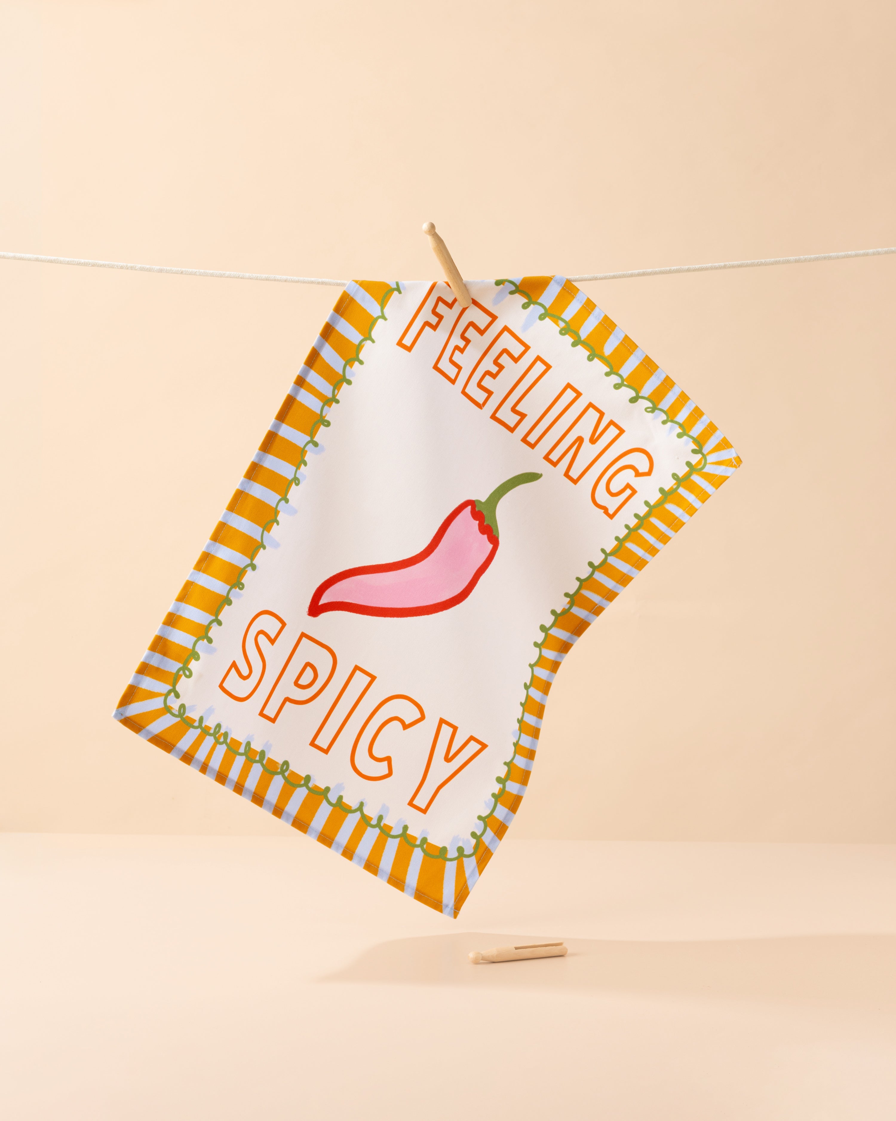 Feeling Spicy Tea Towel