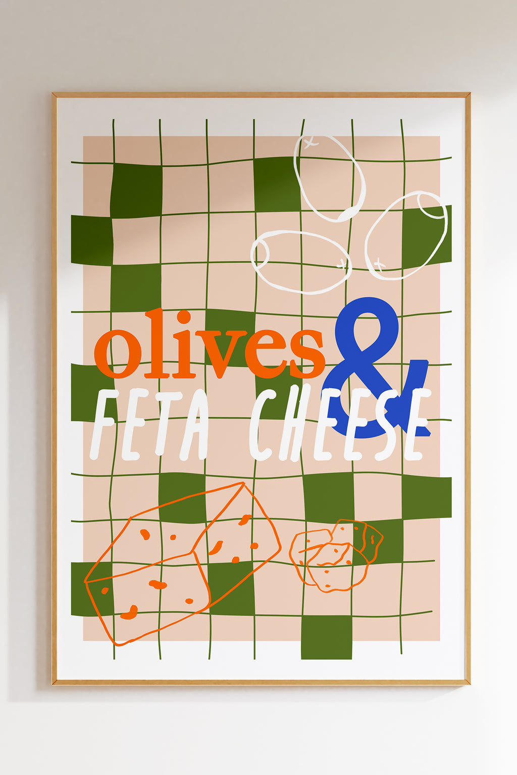 Olives & Feta Cheese (More Colours)