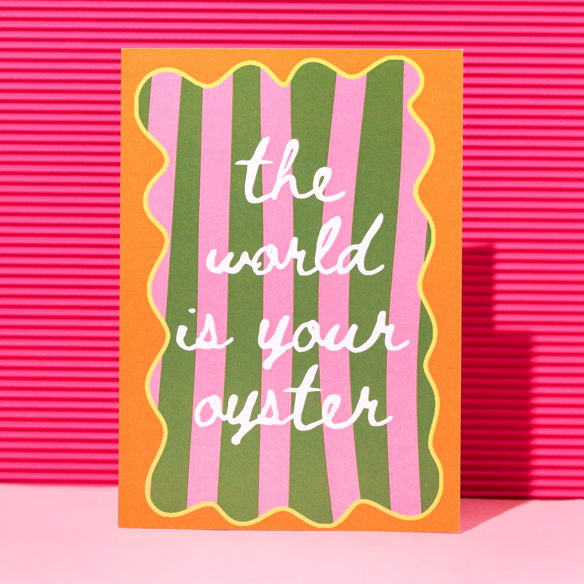 A6 The World Is Your Oyster Card