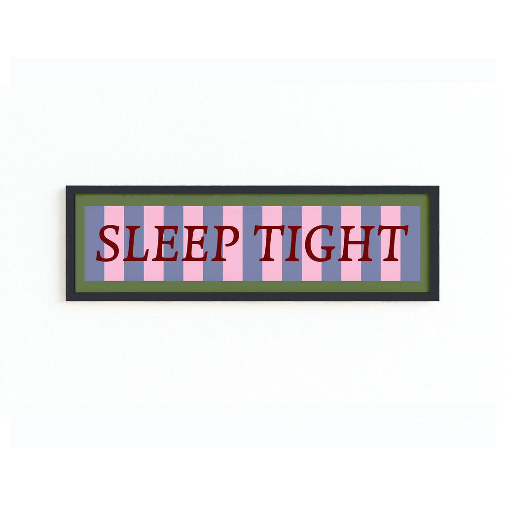 Sleep Tight Panoramic Framed Print