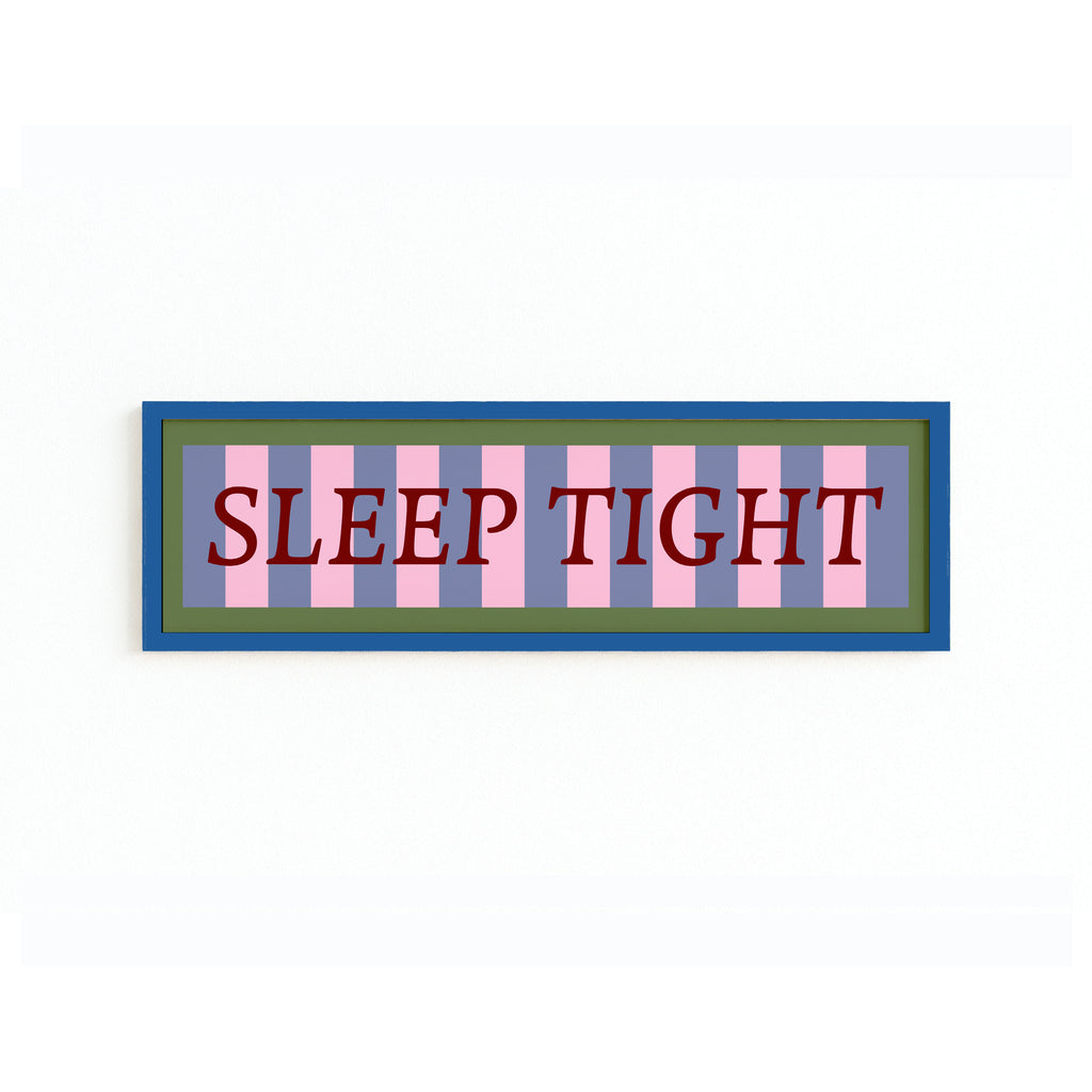Sleep Tight Panoramic Framed Print