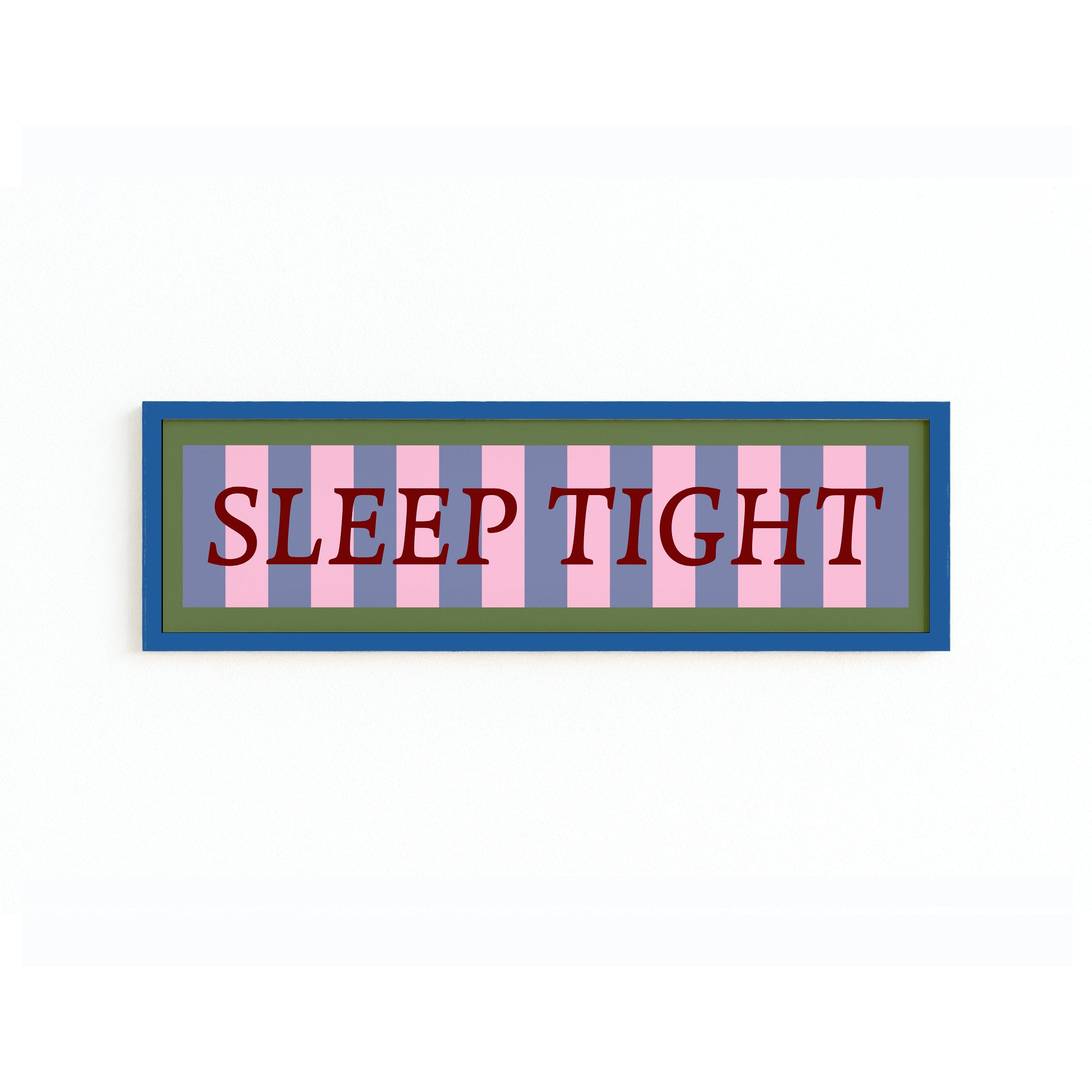 Sleep Tight Panoramic Framed Print 60cm x 12cm