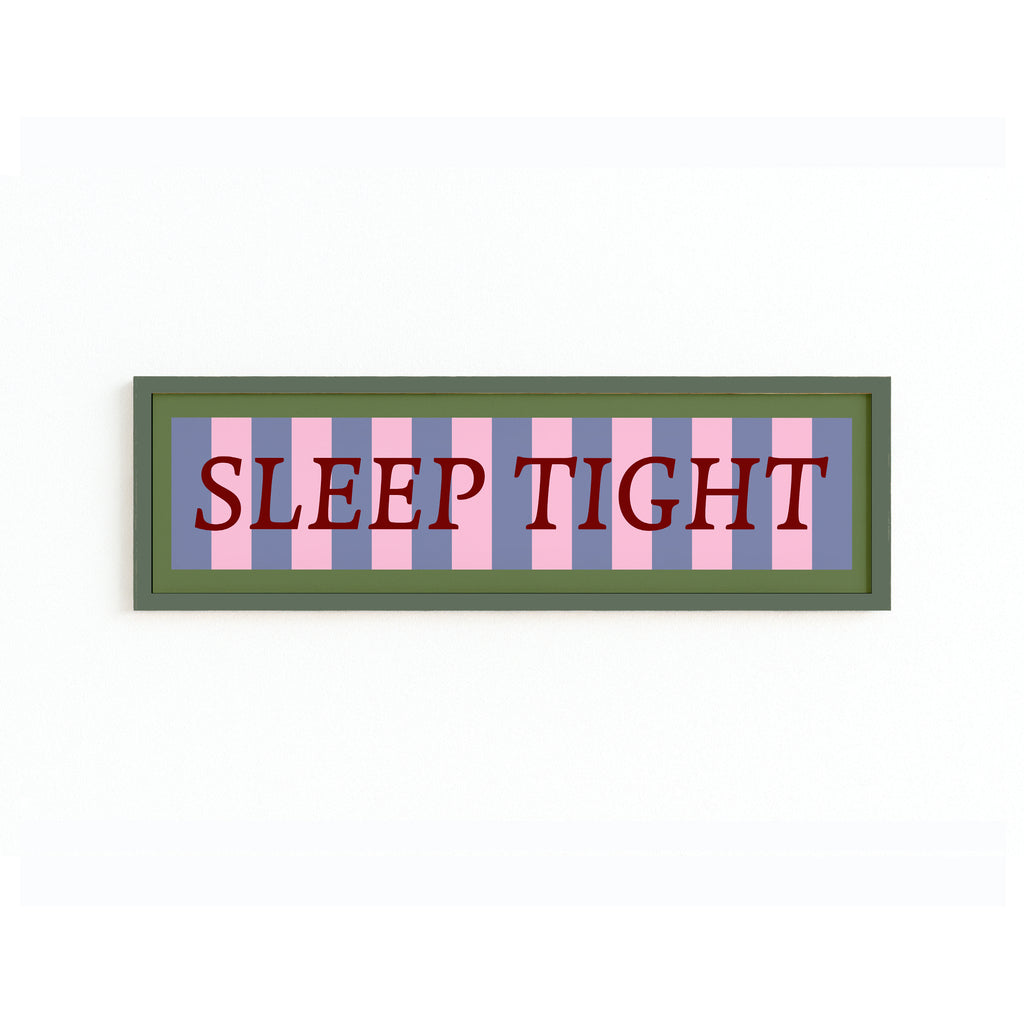 Sleep Tight Panoramic Framed Print