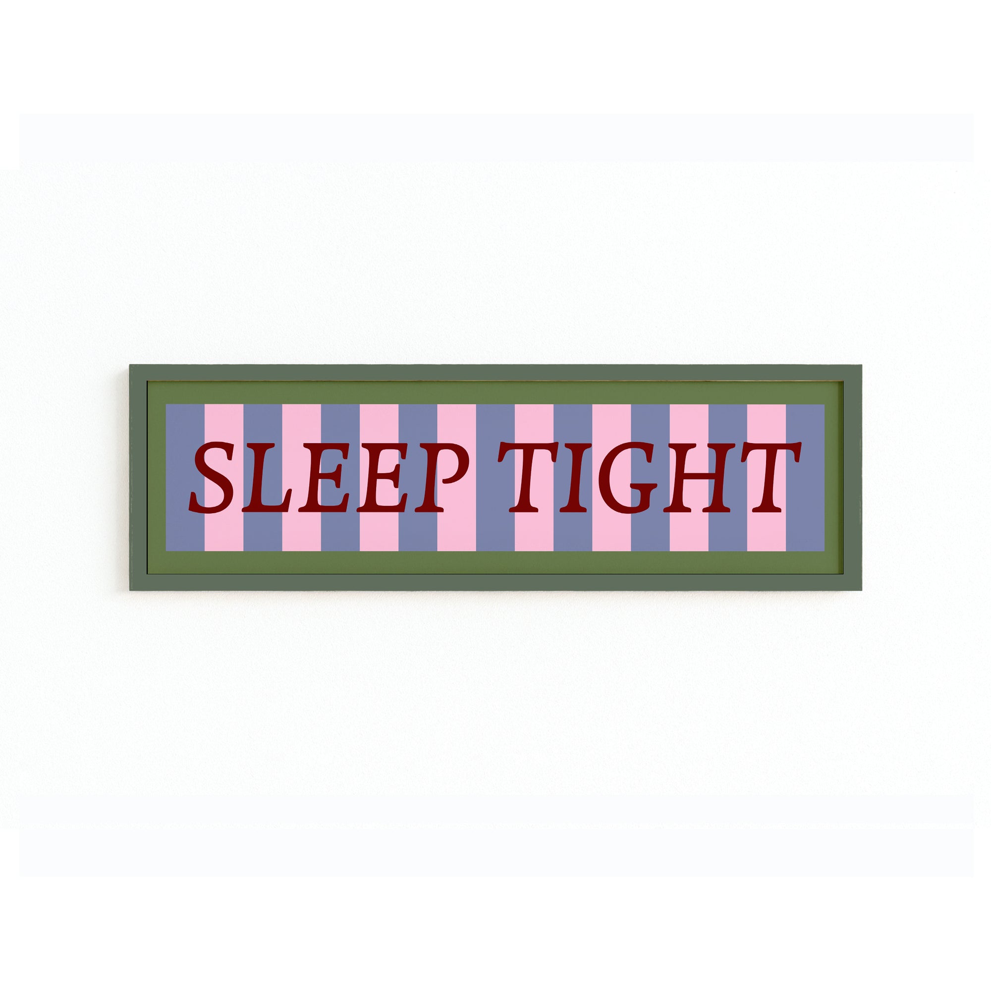 Sleep Tight Panoramic Framed Print