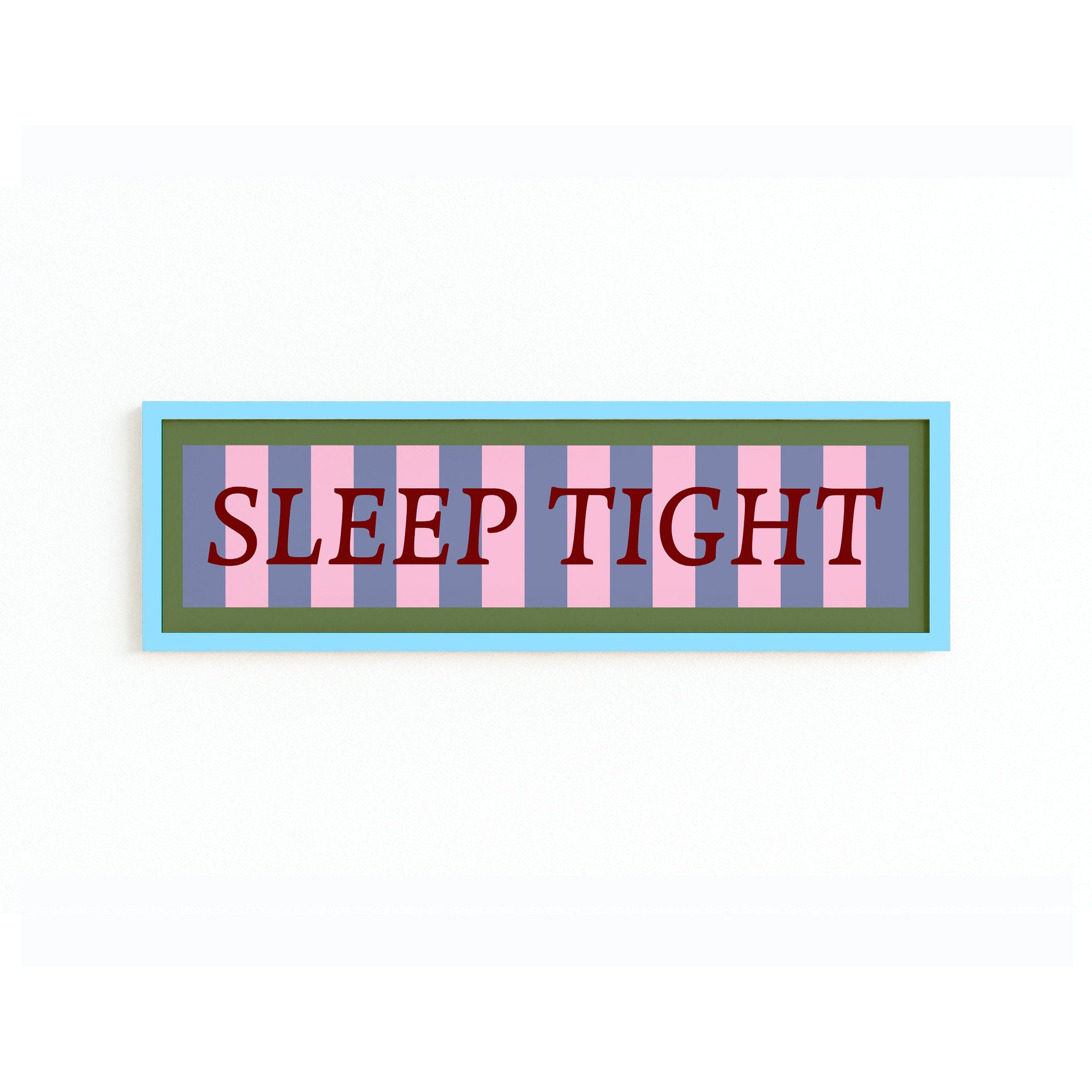 Sleep Tight Panoramic Framed Print
